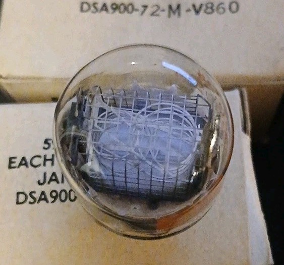 Raytheon JAN 8421 Numerical Display Tube (NOS) Quantity (3)
