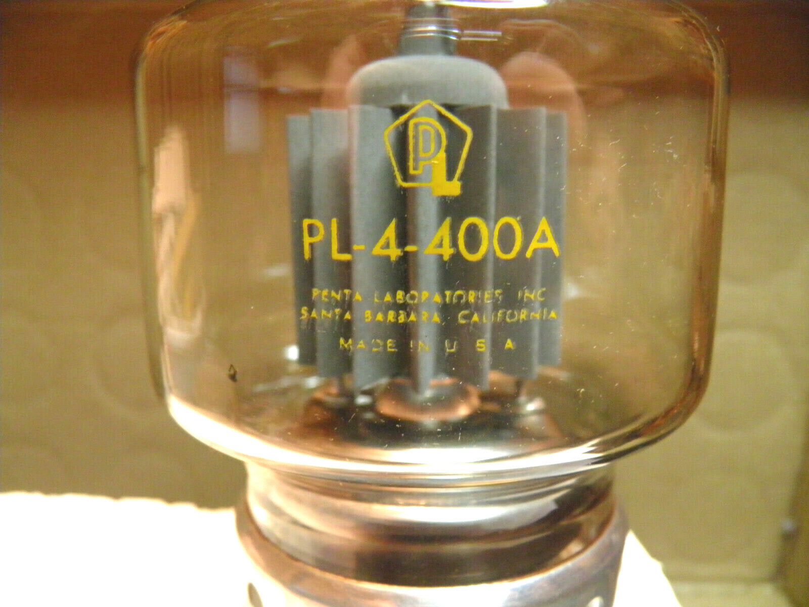A VINTAGE PENTA PL-4-400A HIGH POWER TRANSMITTING TUBE NOS TUBE