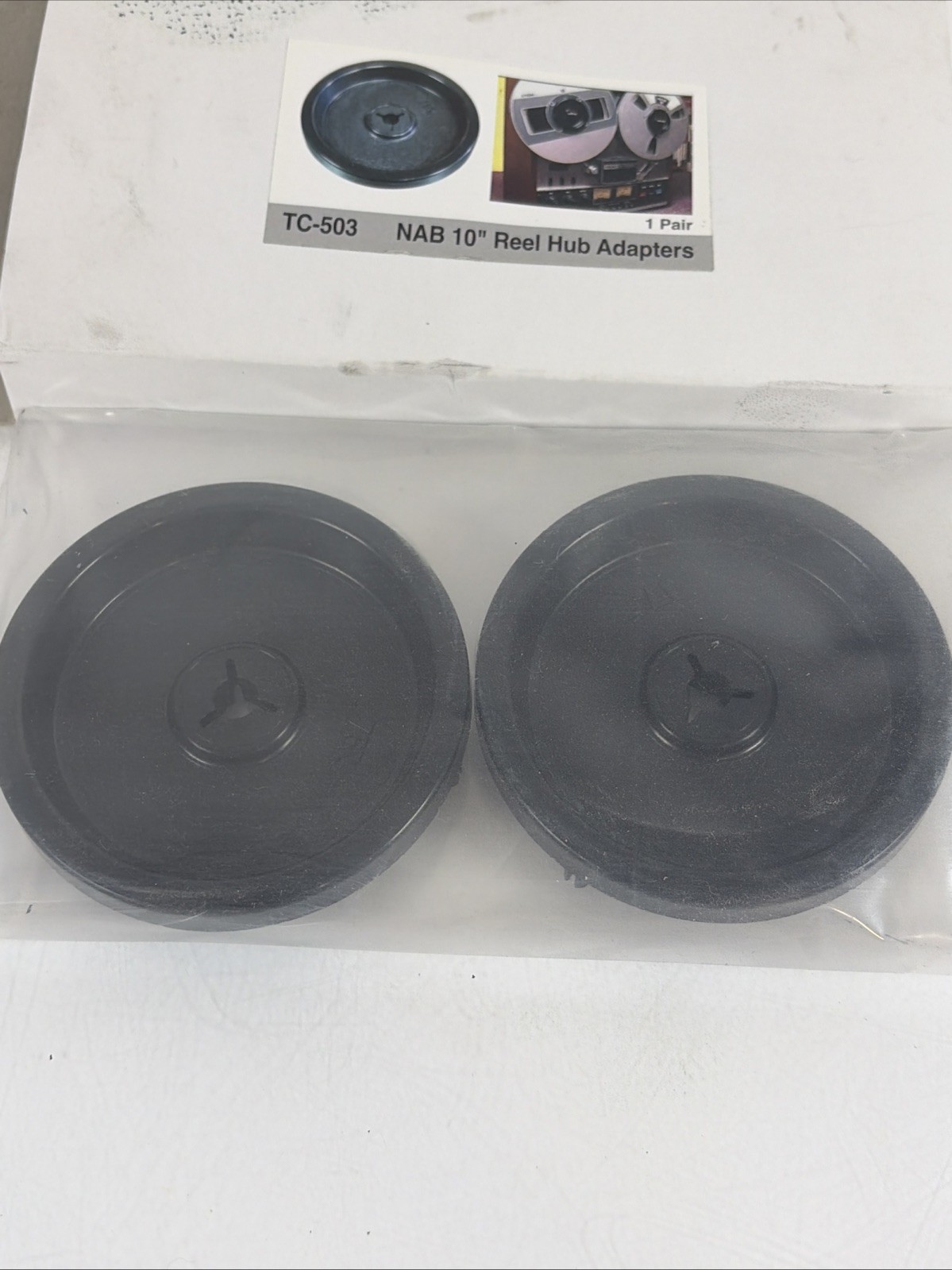 Brand New TC-503 NAB Hub Adapters for 10.5” Reels (one pair)