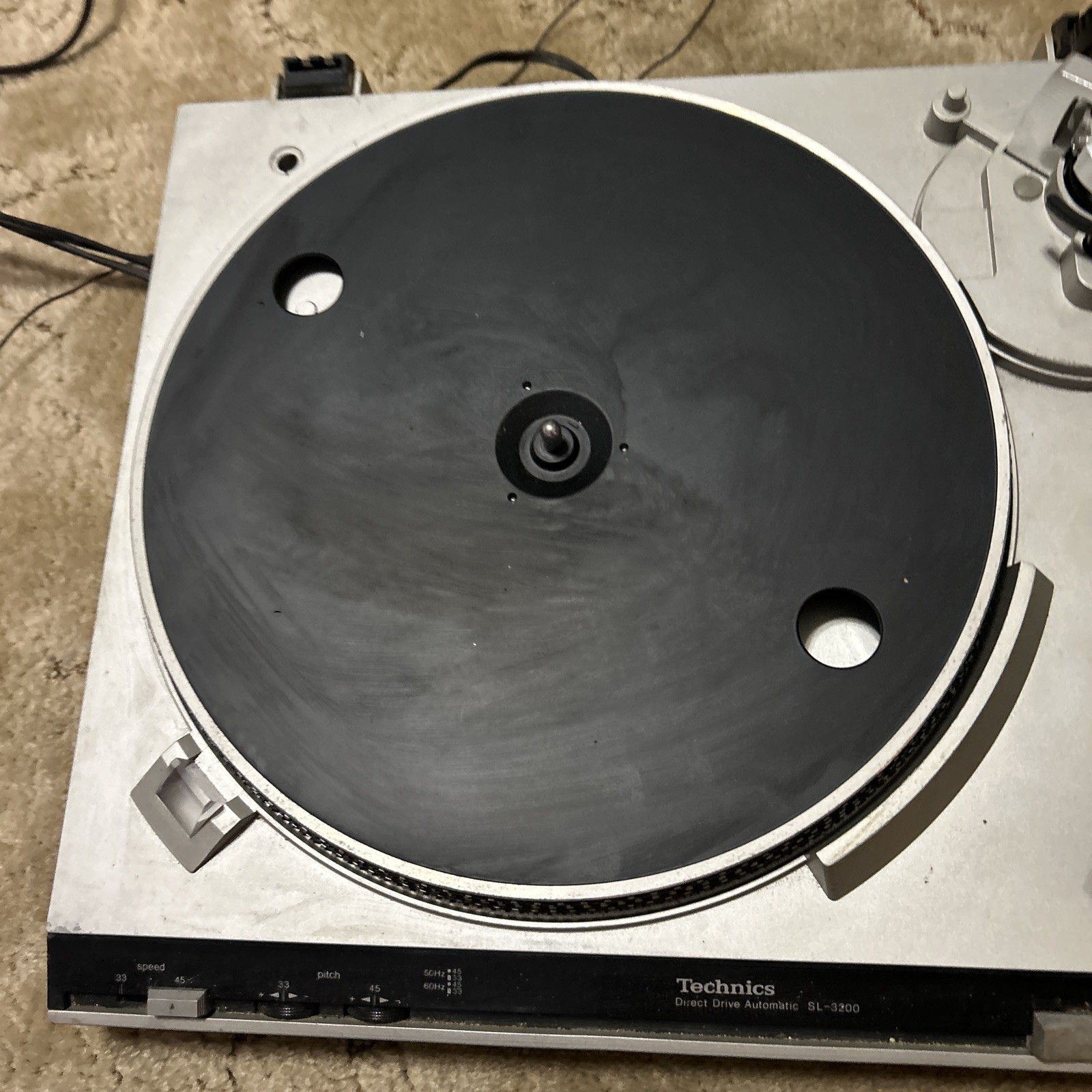 Vintage TECHNICS SL-3200 Direct Drive Automatic Turntable System As Is
