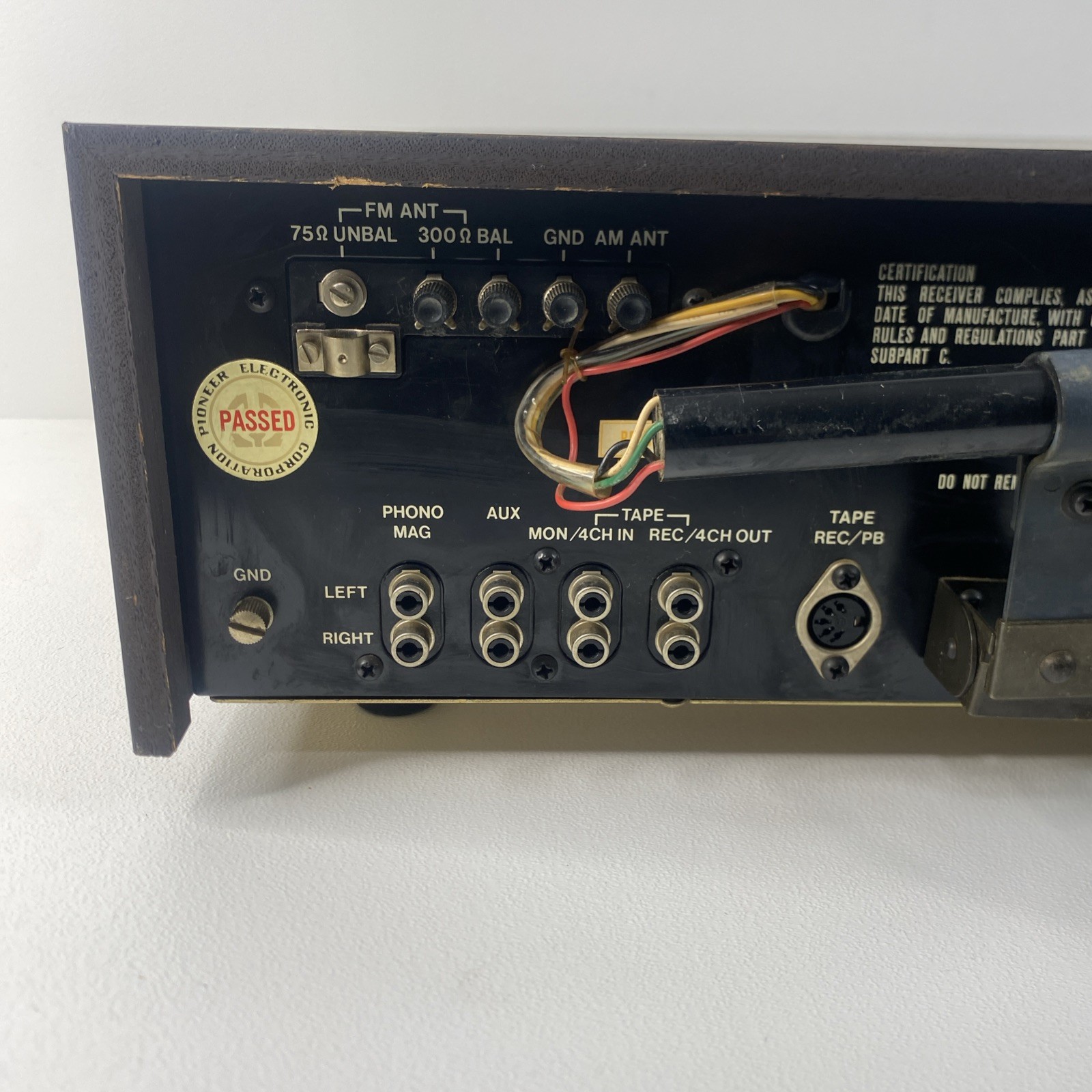 Vintage Pioneer SX-424 A12W AM/FM Stereo Receiver 1972 Tested