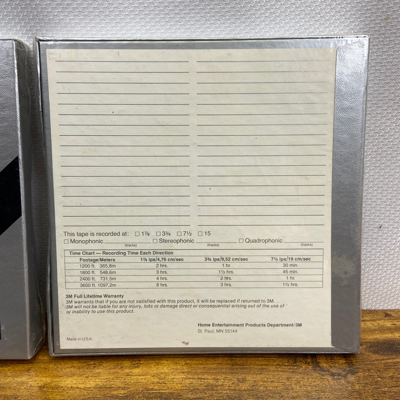 Factory Sealed Scotch DYNARANGE 7R-1800 ‘ Low Noise magnetic tape 212 Lot