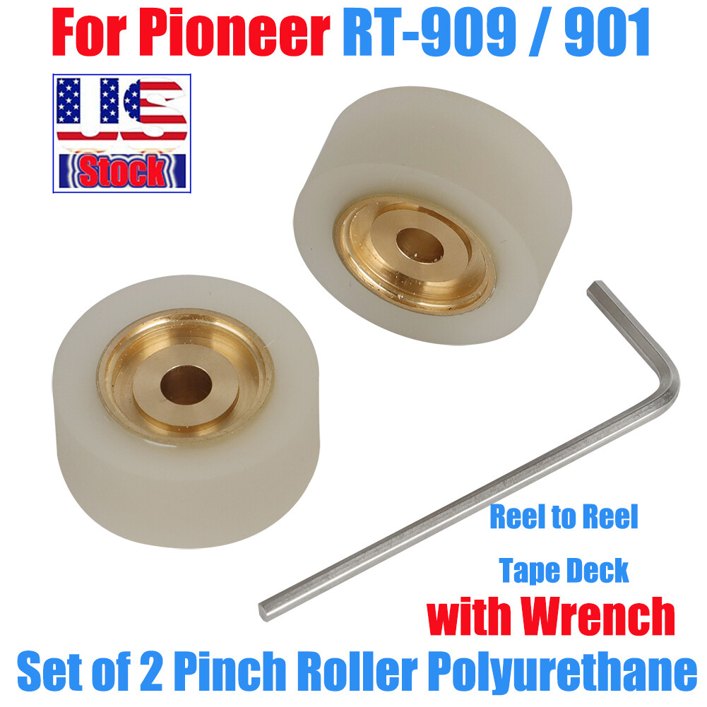 Upgraded Pinch Roller Assembly Set For Pioneer RT-909/901 Reel to Reel Tape Deck