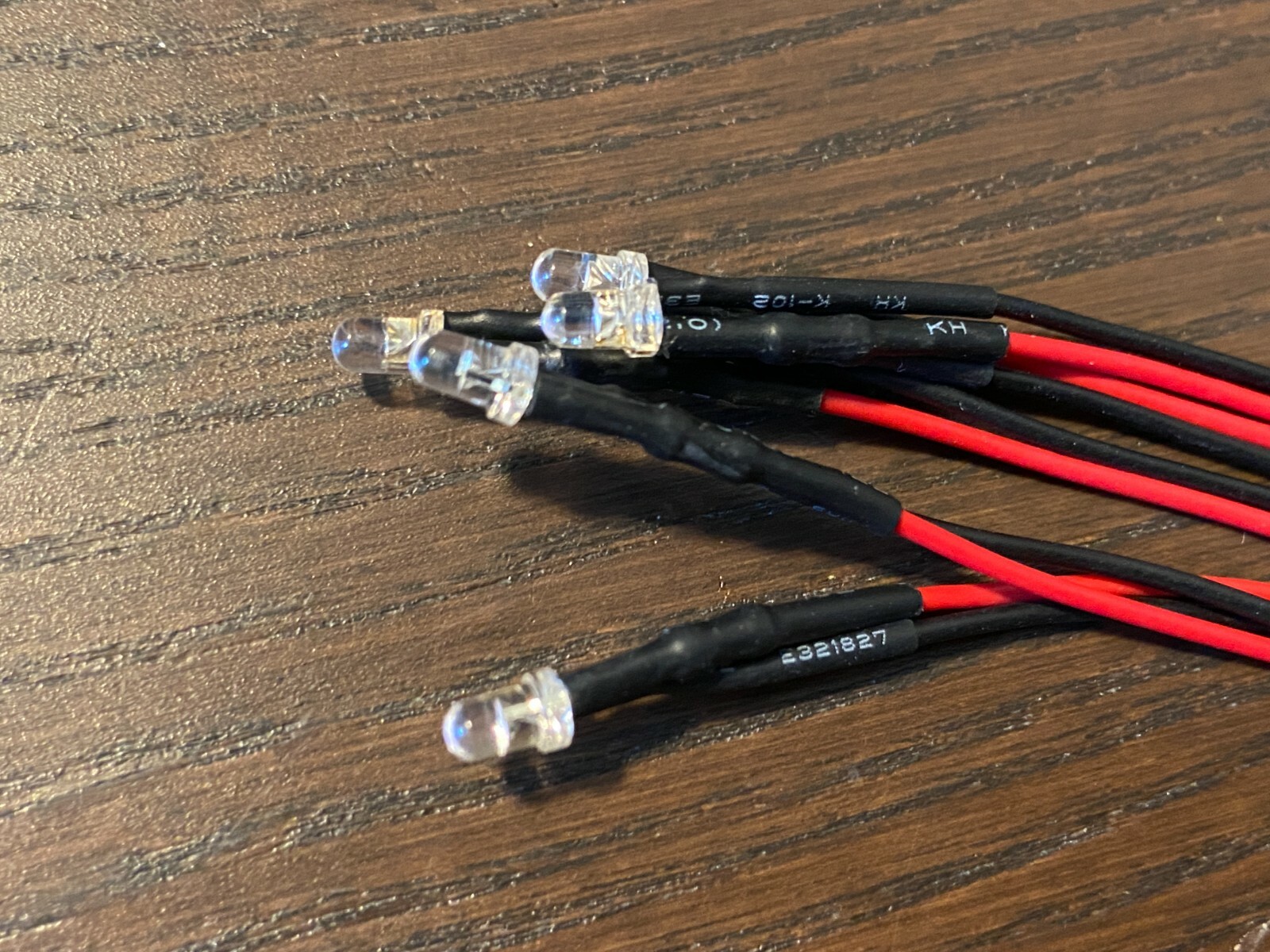 5 New WARM WHITE Wired 3mm LED Lights for Marantz Sansui Pioneer 6v-12v AC/DC 8v