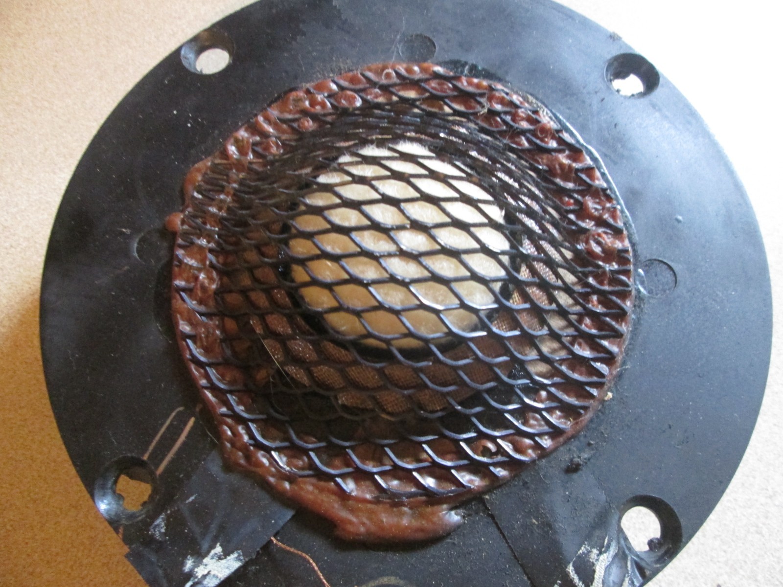 Acoustic Research AR3a Midrange Single Speaker ONLY #2 AS-IS Broken Lead