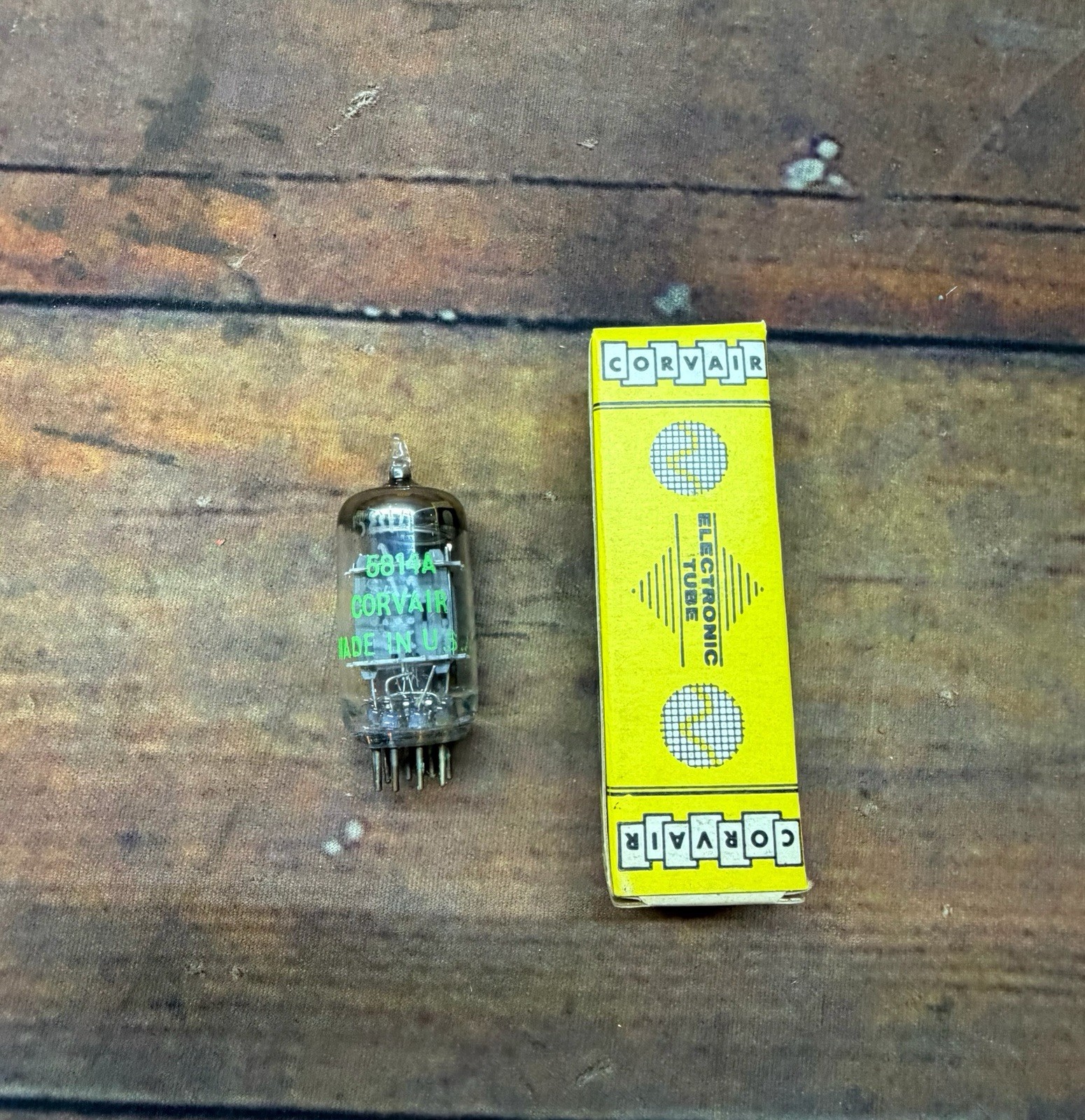 5814A NOS Vintage Vacuum Tubes Lot Of 10 Corvair New In The Sleeves