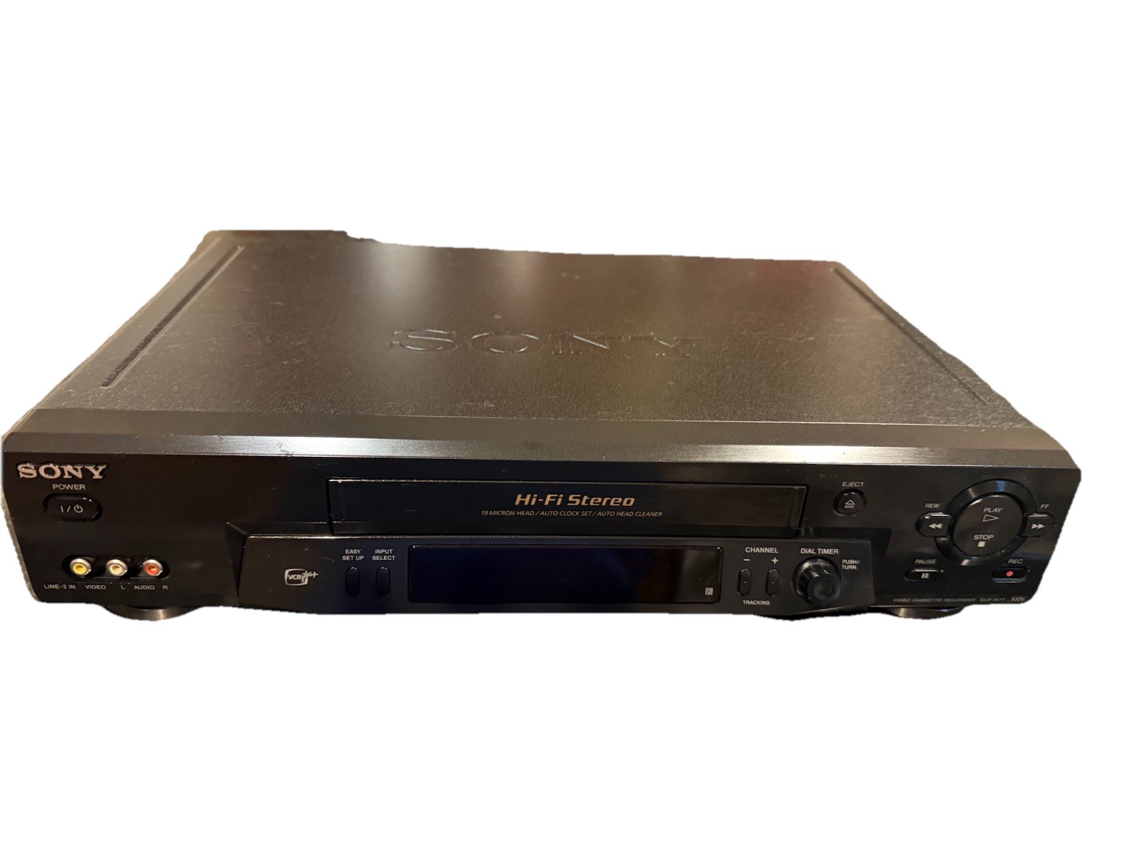 SONY VHS VCR Model SLV-N71 Hi-Fi Stereo 4 Head. Works.