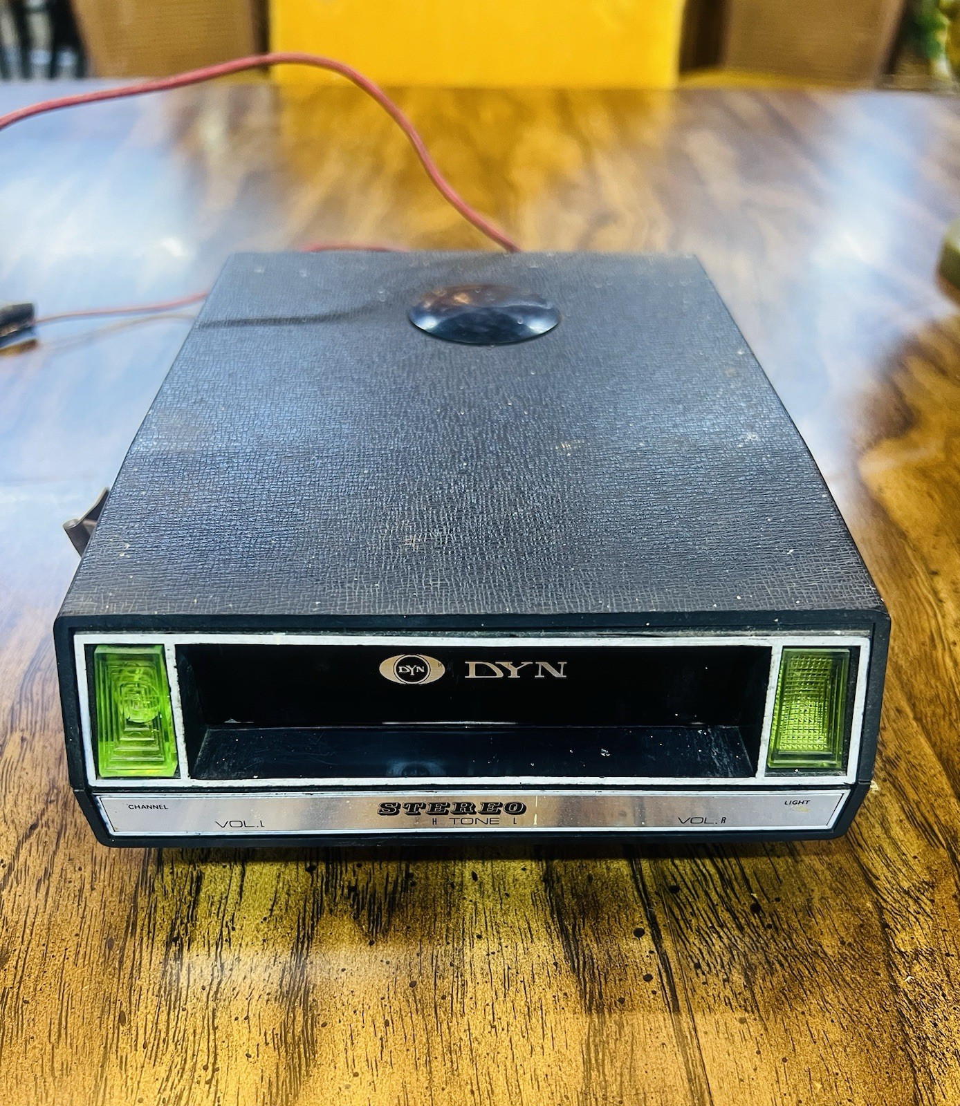As-Is Vintage DYN Car 8-Track Tape Player Stereo Underdash 12V Untested