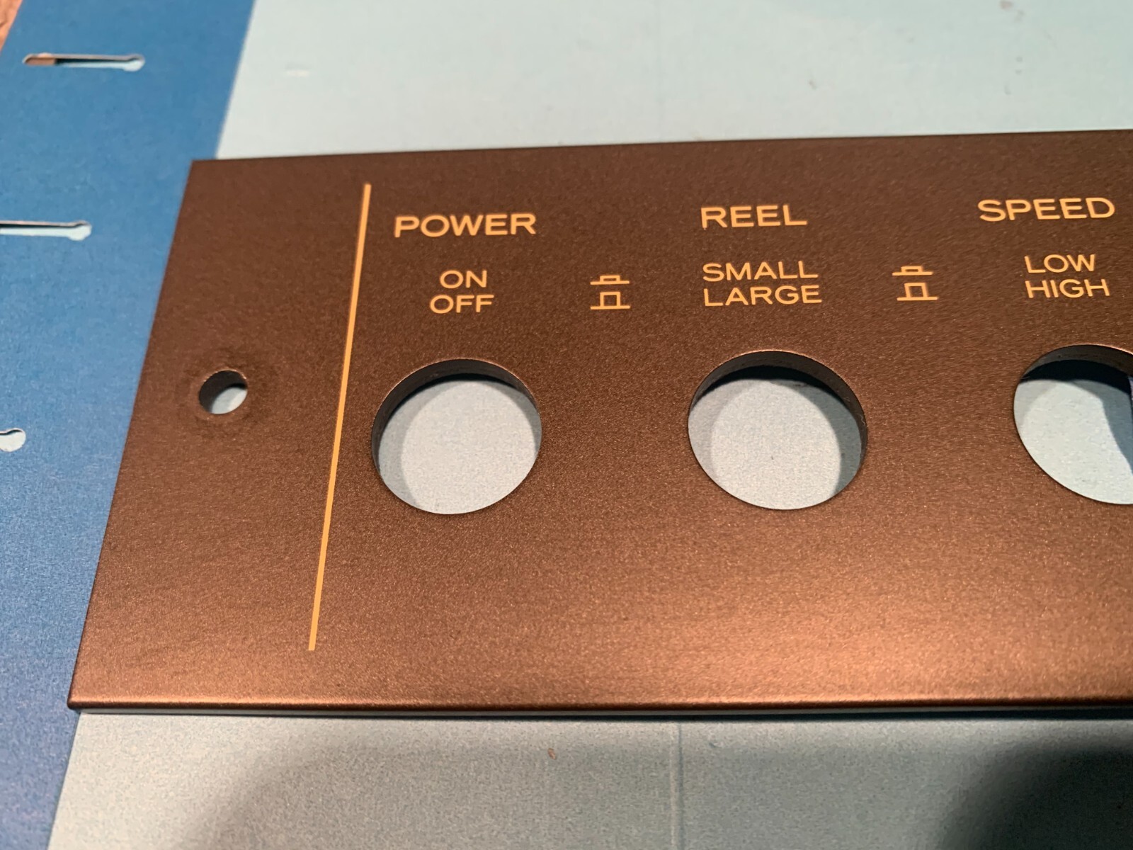 Teac A-3440 Reel To Reel Player Parting Out – Faceplate