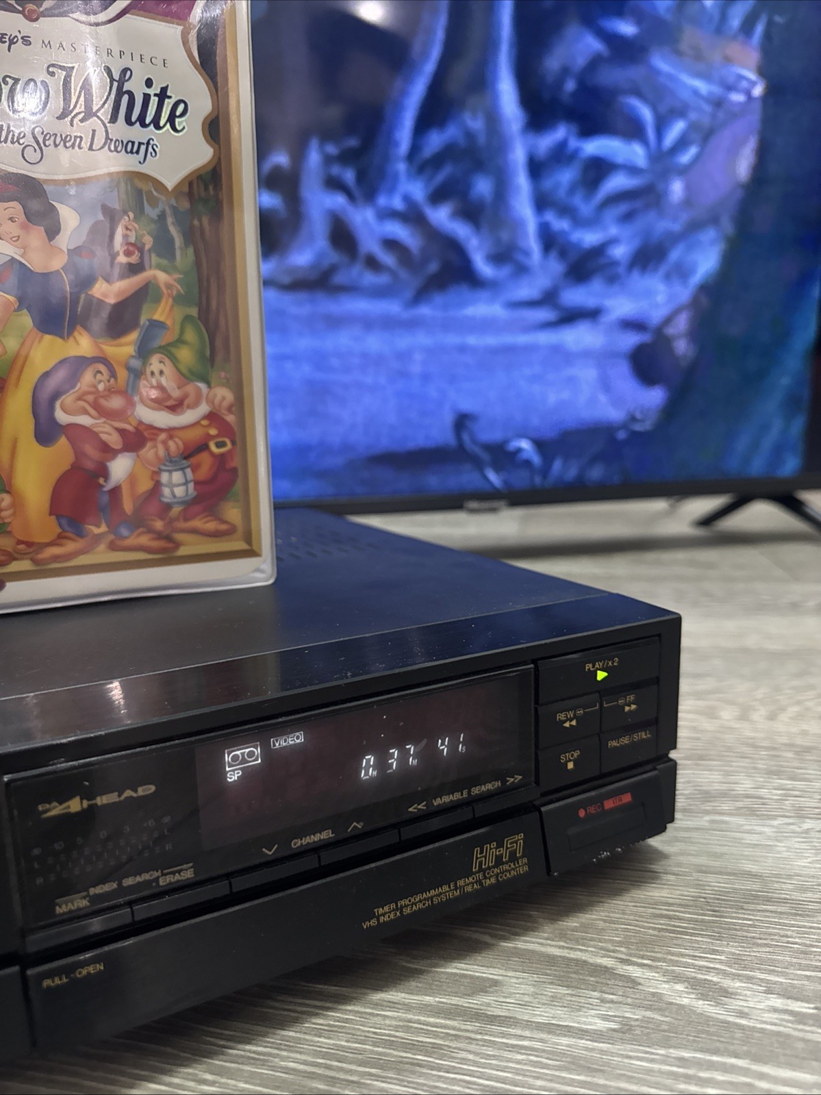 JVC VCR Player HR-D750U Video Cassette Recorder/VHS Player Tested WORKS No Remot