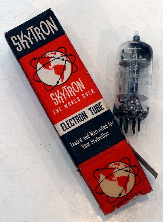 Vintage SKY-TRON 6AT6 Ham Radio Amplifier VACUUM ELECTRON TUBE