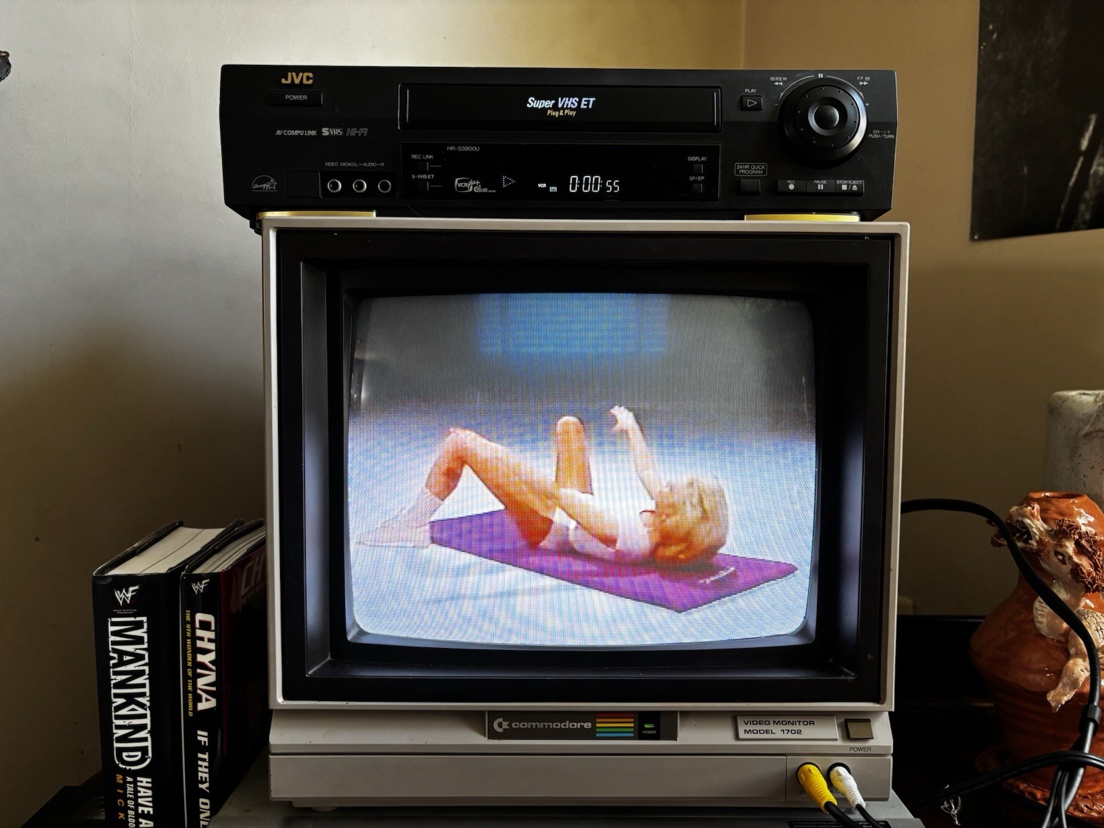 JVC HR-S3800U Super VHS ET Video Cassette Player 4-Head – Tested. Physical Media
