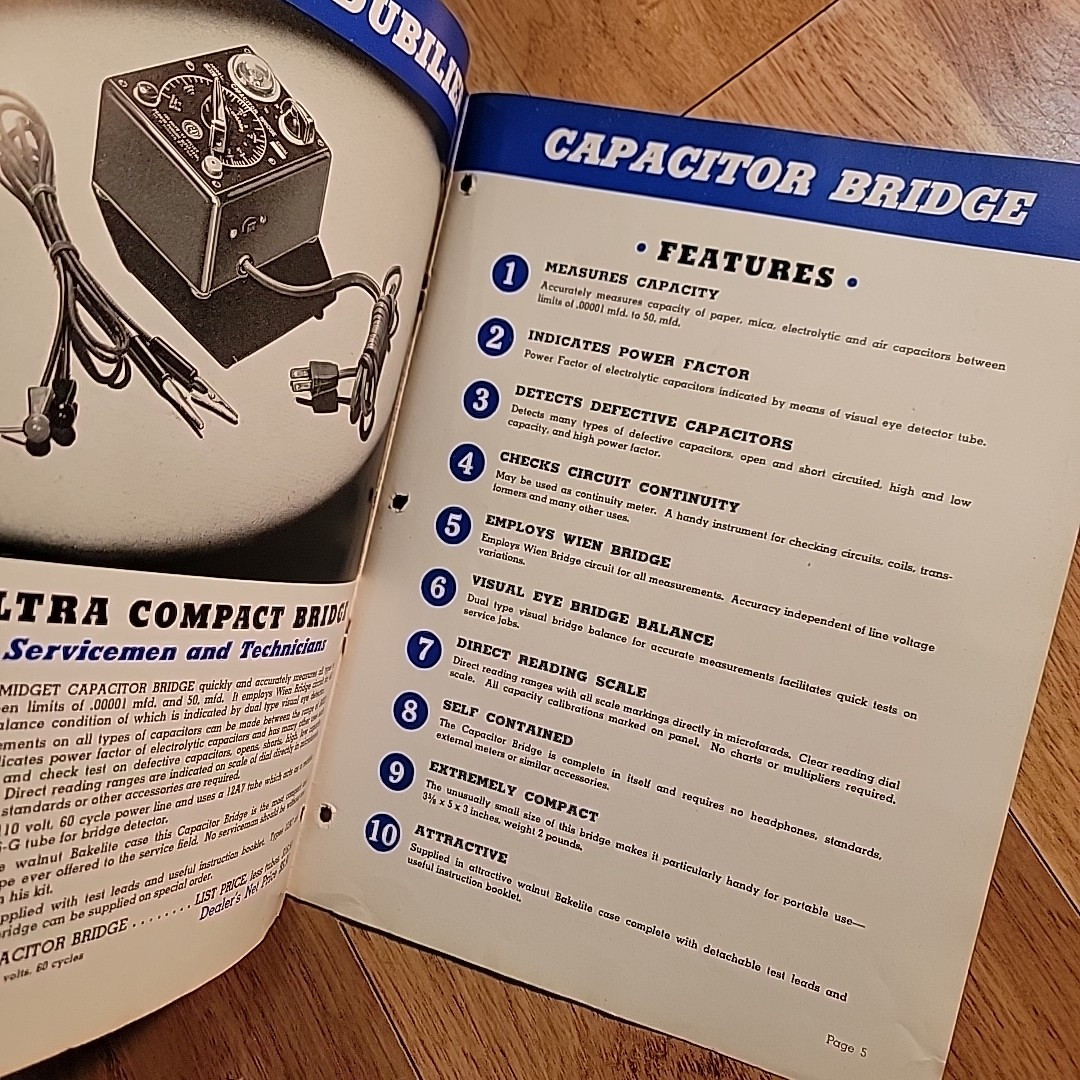 Vintage Cornell Dubilier Catalog 1939 1940 8 pages