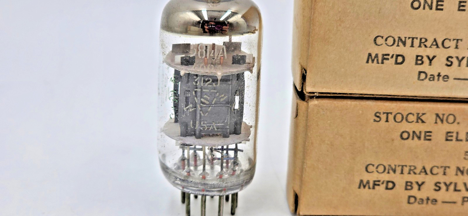 5814A Match Balance 2 Tubes Triple Mica New (New Old Stock) 1Year Warranty 12AU7