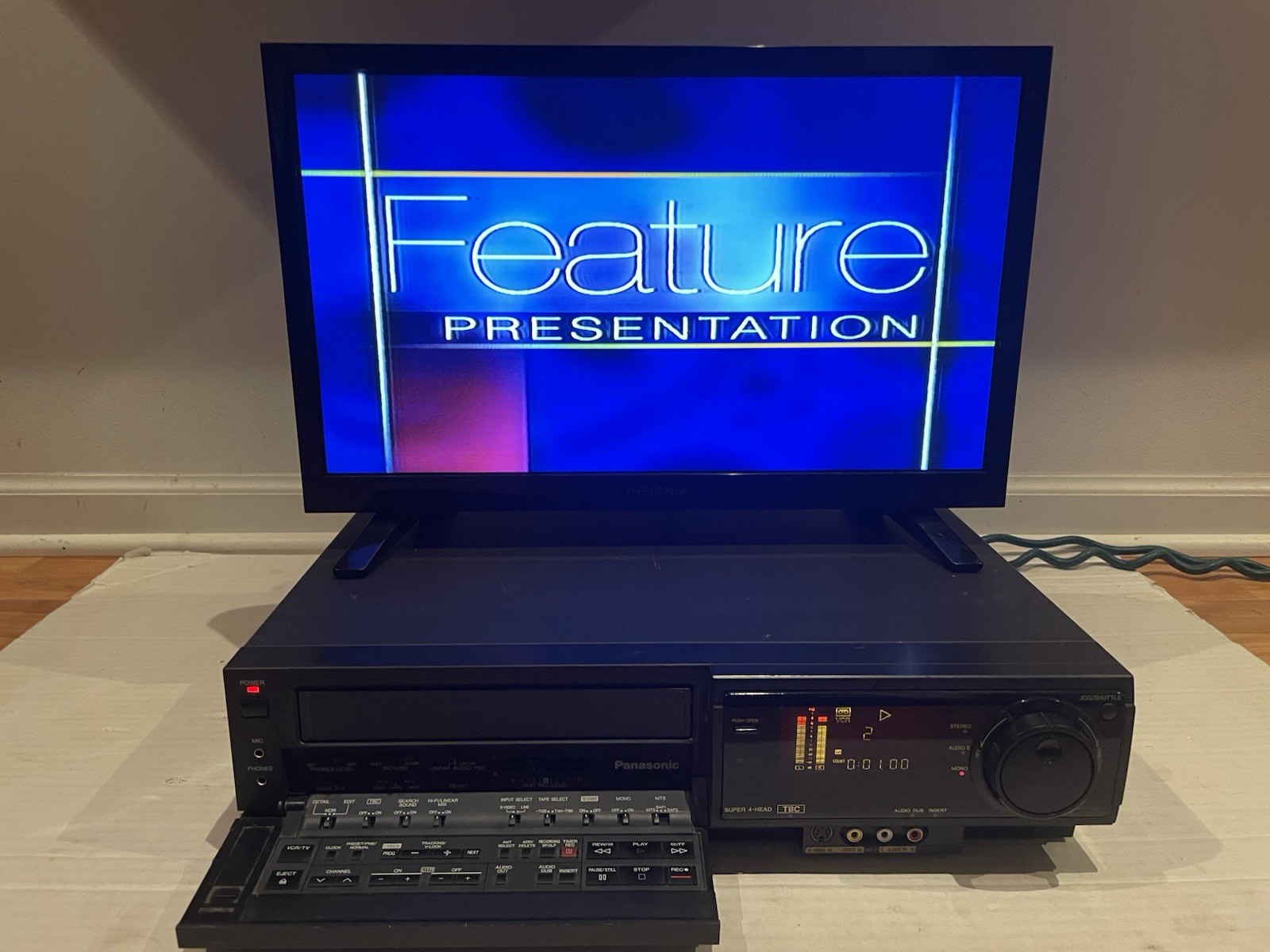 Panasonic AG-1980P Professional S-VHS VCR TBC Tested Working Excellent Picture