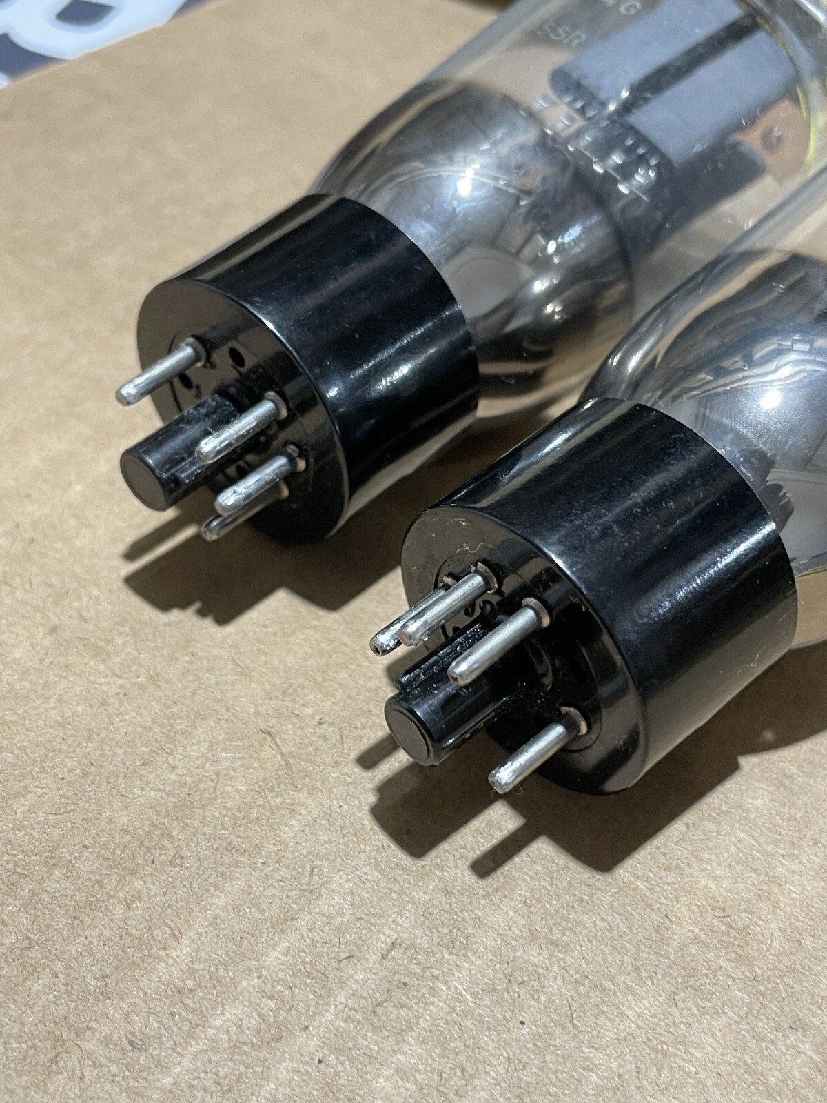 Pair of NOS USSR 5U4G Coke Bottle Style Rectifier Vacuum Tubes (Many Available)