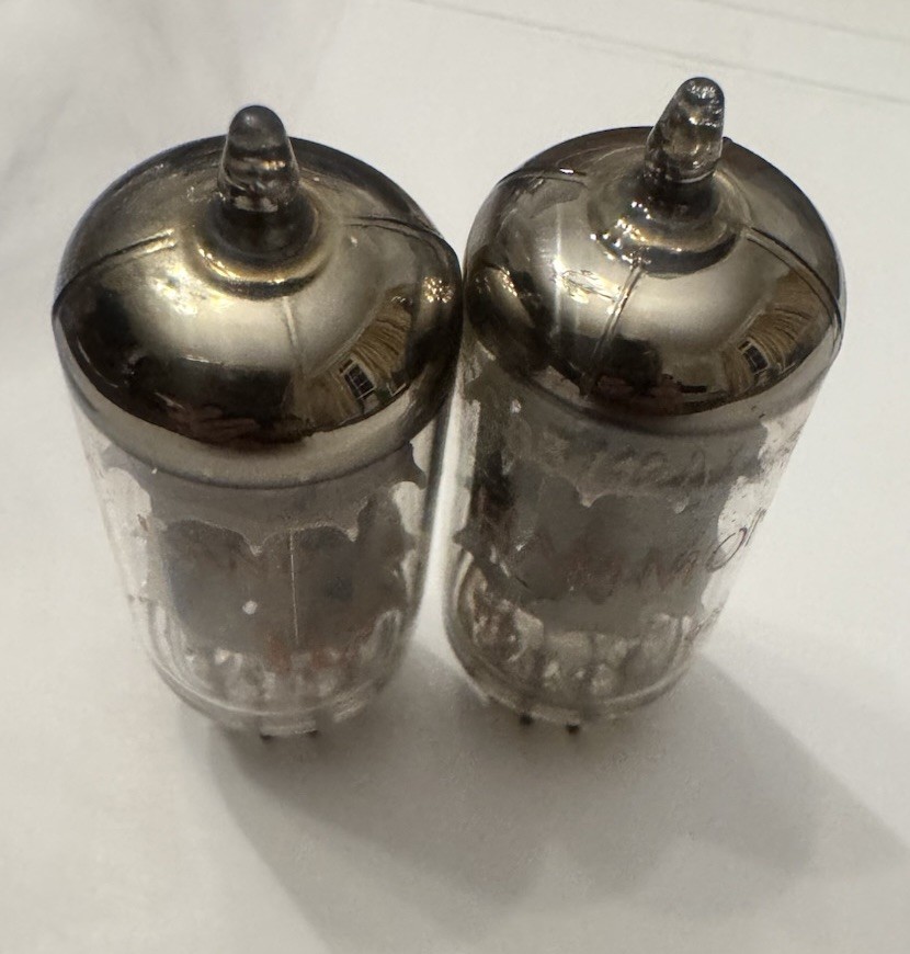 Matched Pair Amperex NOS ECC83 12AX7 Hammond Rare Grail Tone Heerlan