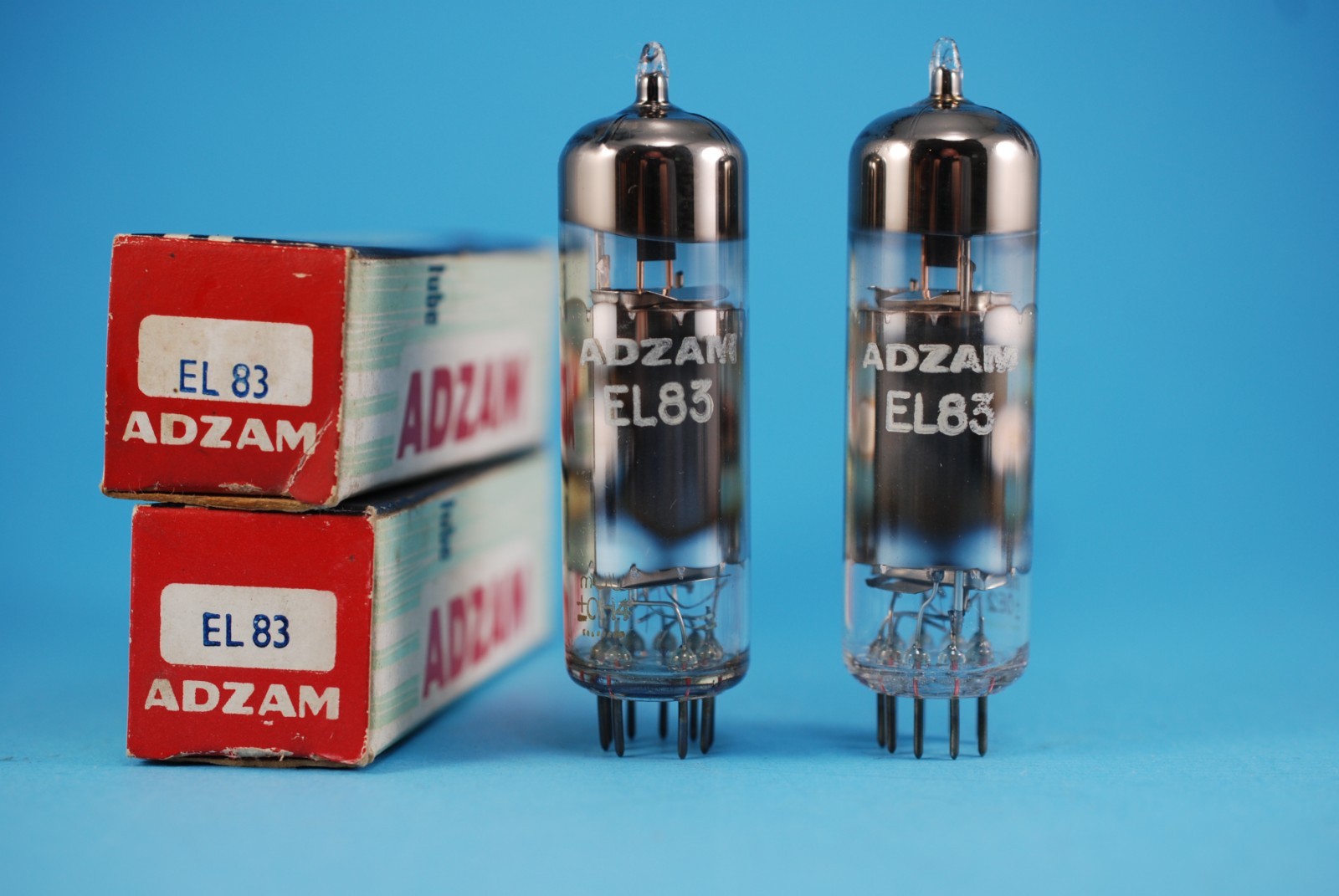 Matched Pair Adzam EL83 NOS NIB Vacuum Pentode Power Output Tubes 6CK6 CV2726