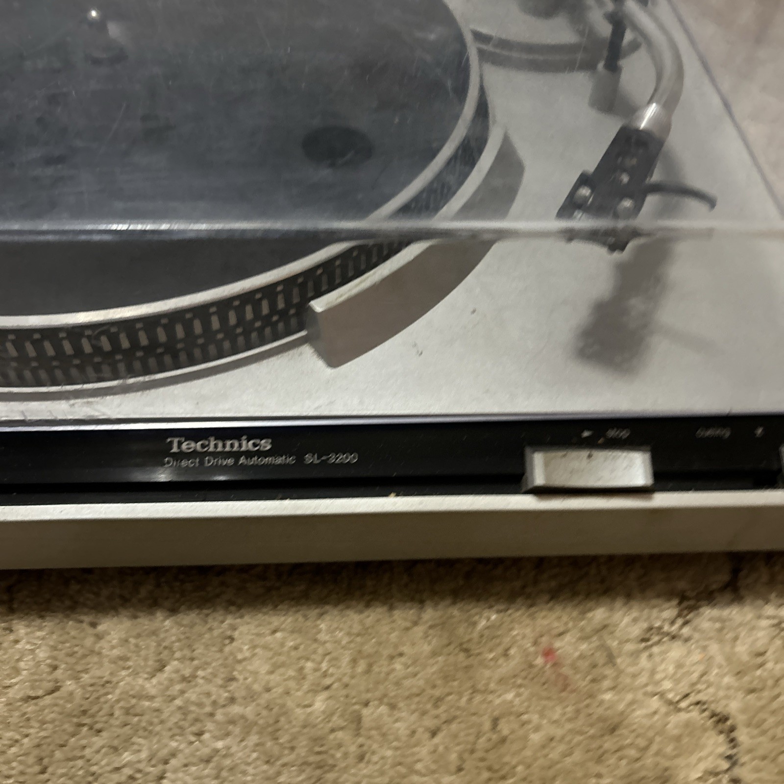 Vintage TECHNICS SL-3200 Direct Drive Automatic Turntable System As Is
