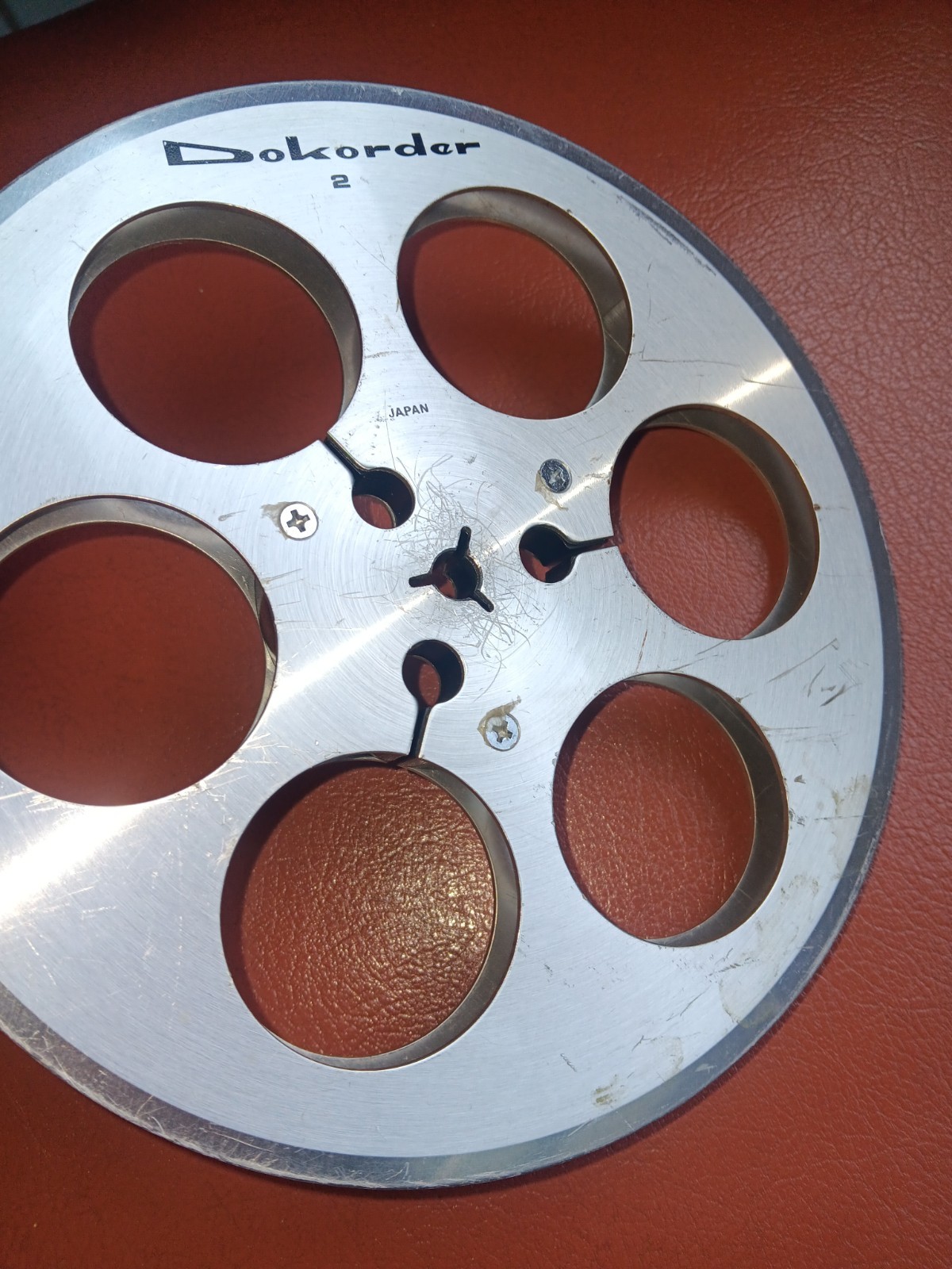 Vtg DOKORDER 7″ Metal Take Up Reel–RARE & HTF..VTG DOKORDER TAKE UP REEL.