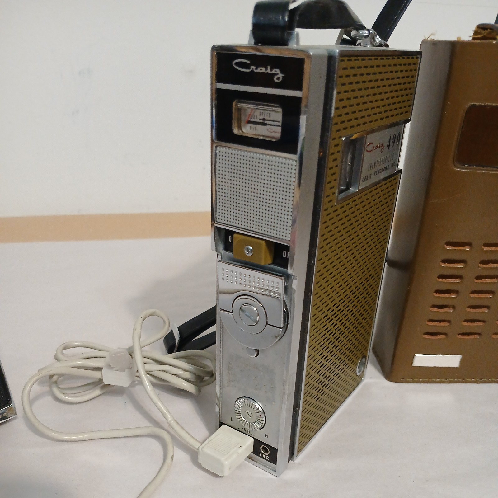 Craig 490 Electronic Notebook Transistorized. Portable Tape Deck. RARE untested