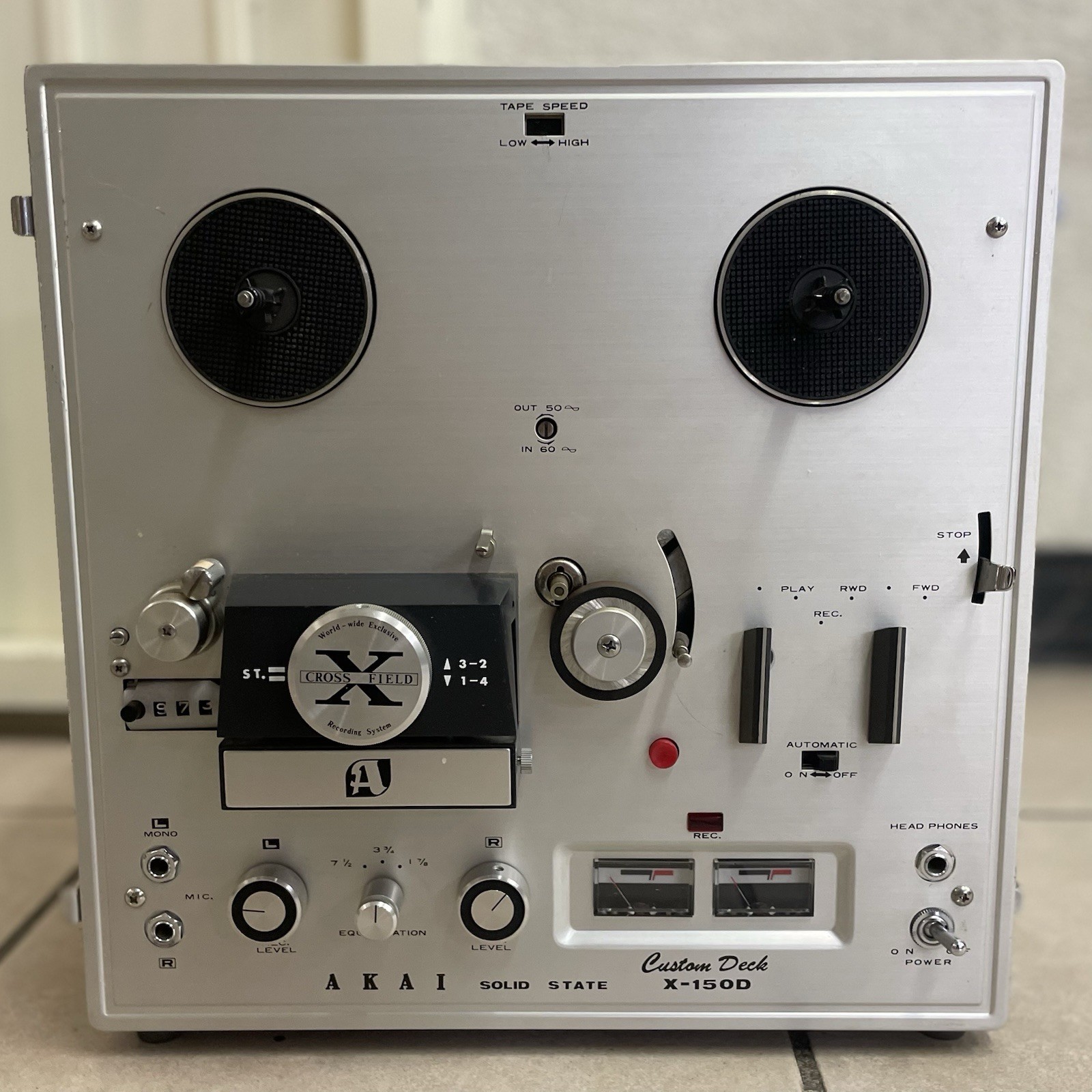 Vintage Akai X-150D Reel-to-Reel