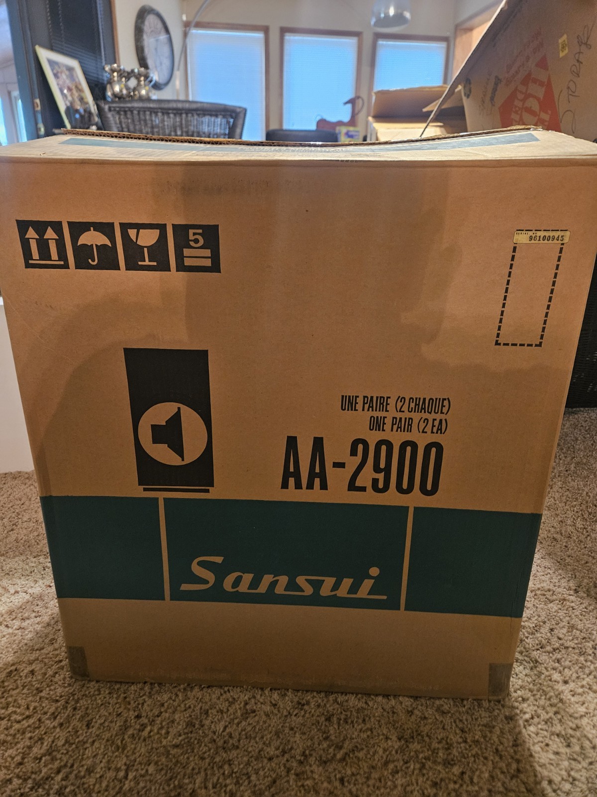 Sansui AA-2900 Speakers In Original Inner and Outer Boxes