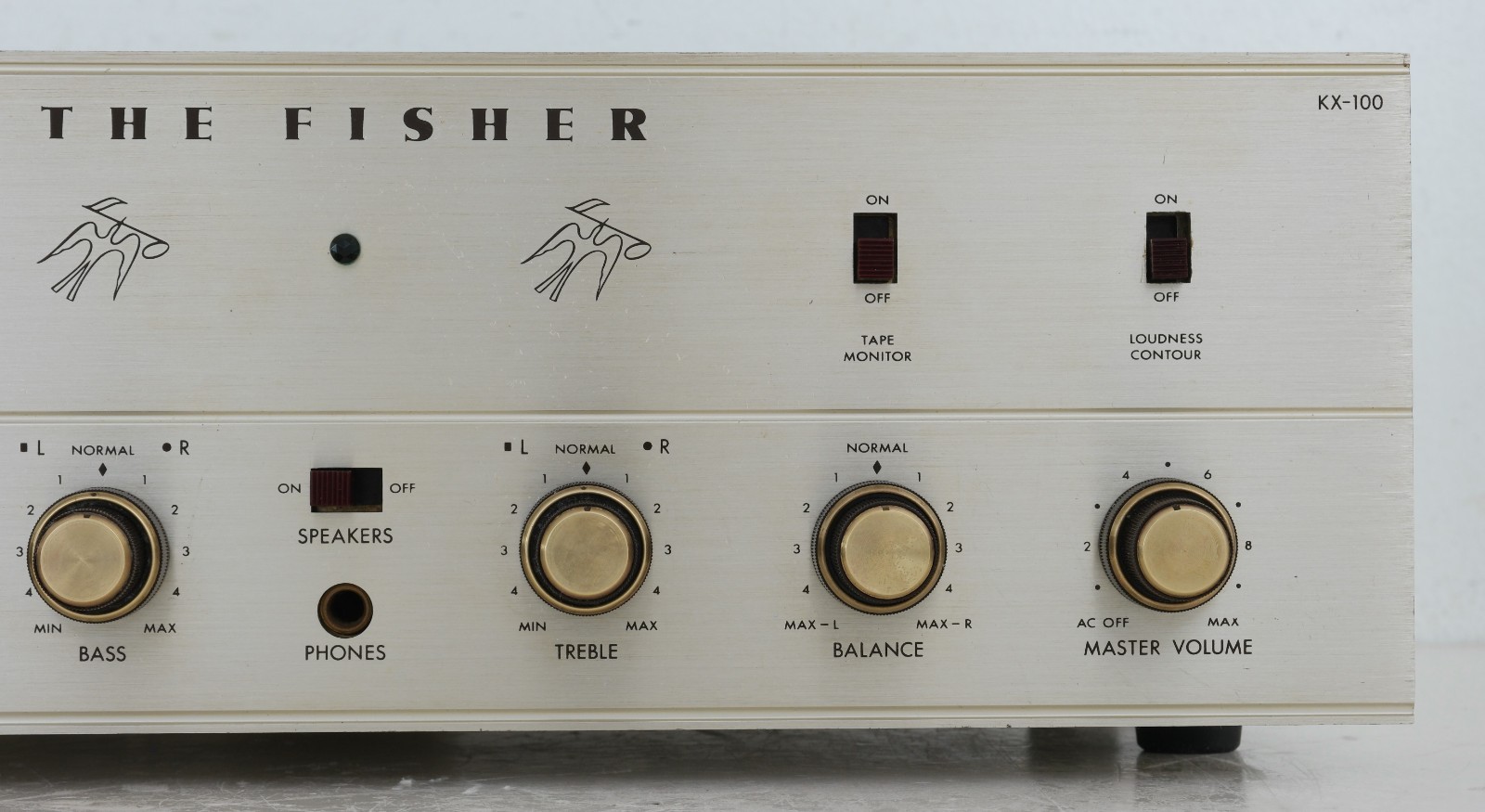 Fisher KX-100 Stereo Master Control Amplifier