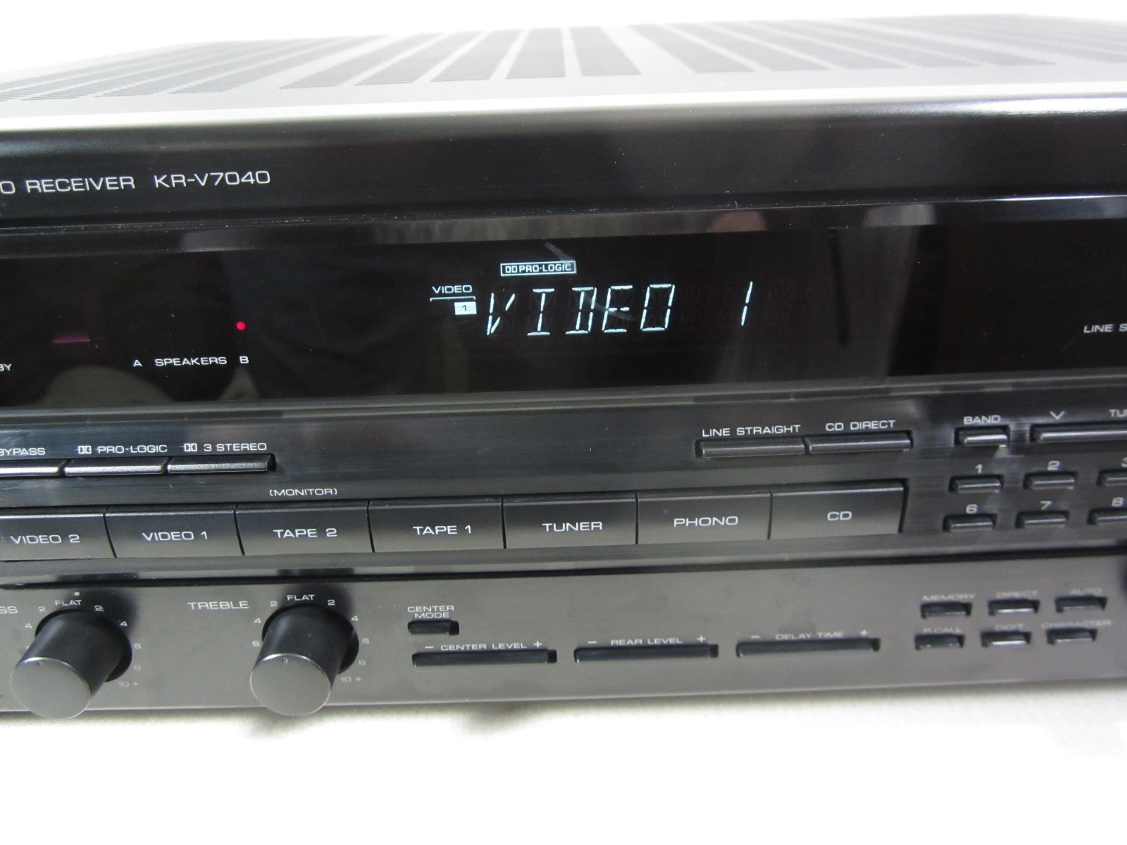 Vintage Kenwood KR-V7040 Stereo Receiver with Remote RC-7040 Tested