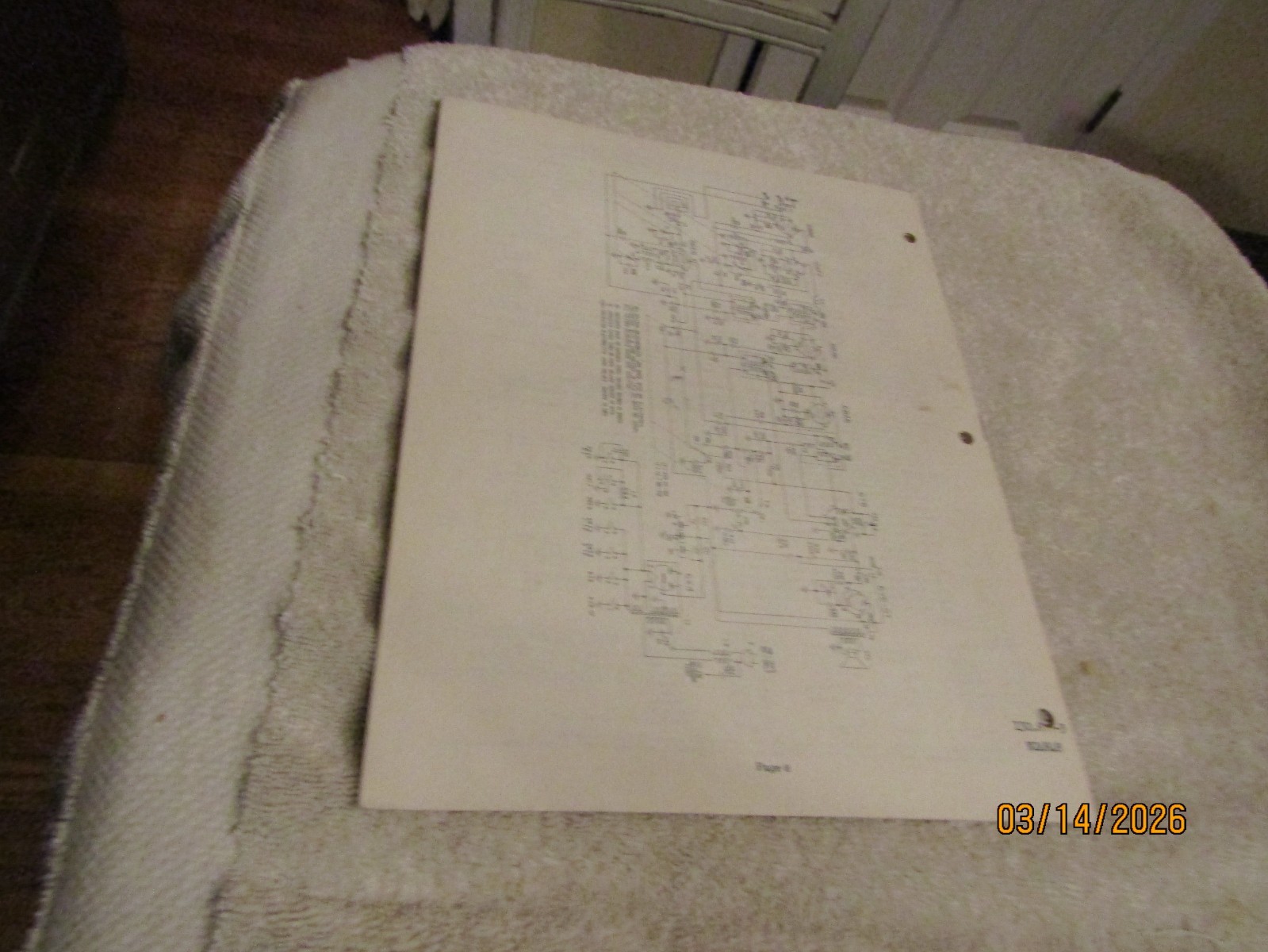 Vintage Sears Roebuck Silvertone Radio Receiver 132.8773 Parts List Instructions