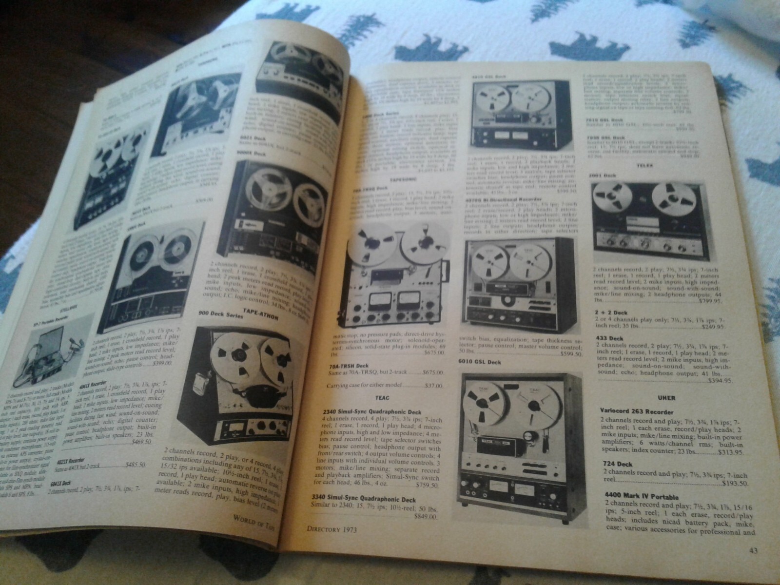 Vintage 1973 High Fidelity Buyer’s Guide to the World of Tape Magazine