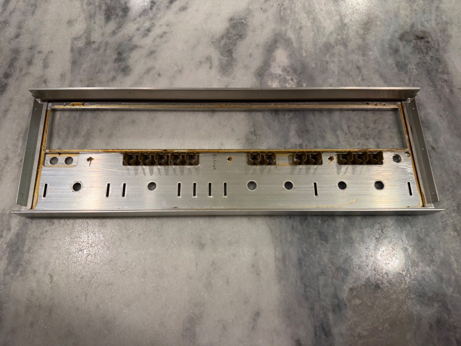 PIONEER SX-1250 PARTS OR REPAIR Faceplate No Glass Bent See Imagines Description