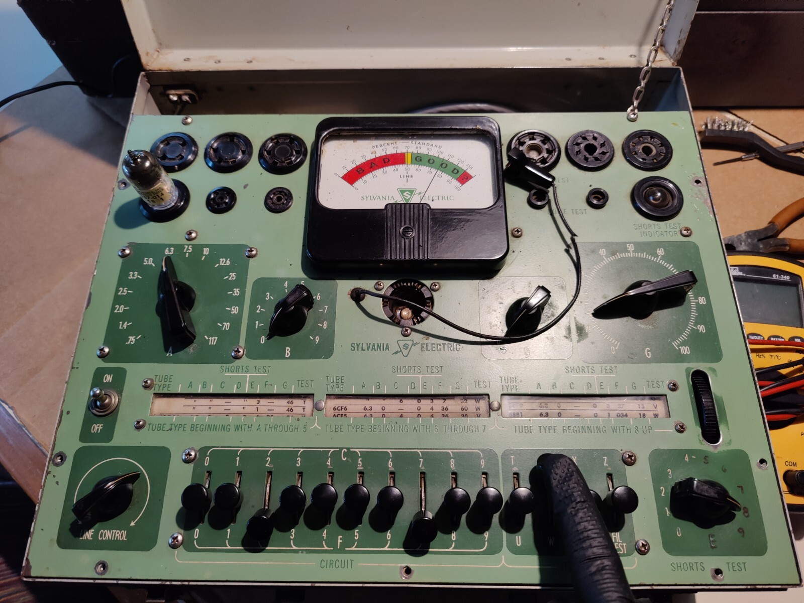 Tektronix (RCA) 5879 Vacuum Tubes Matched Pair “157-014 1801” (Read Description)