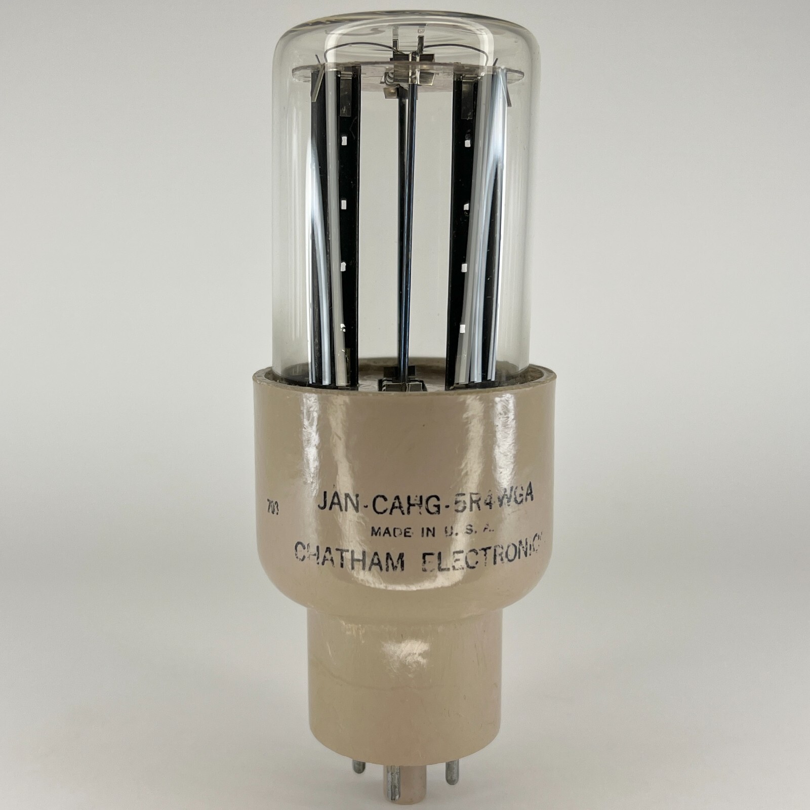 (1) Tested Chatham Electronics JAN CAHG 5R4WGA Tube Date Code 703 5R4 WGA Tube