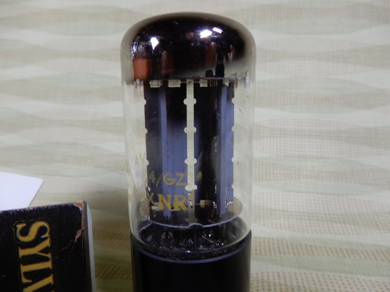 Sylvania Mullard f32 NOS 5AR4 GZ34 Vacuum Tube Amplitrex Tested and Guaranteed 2