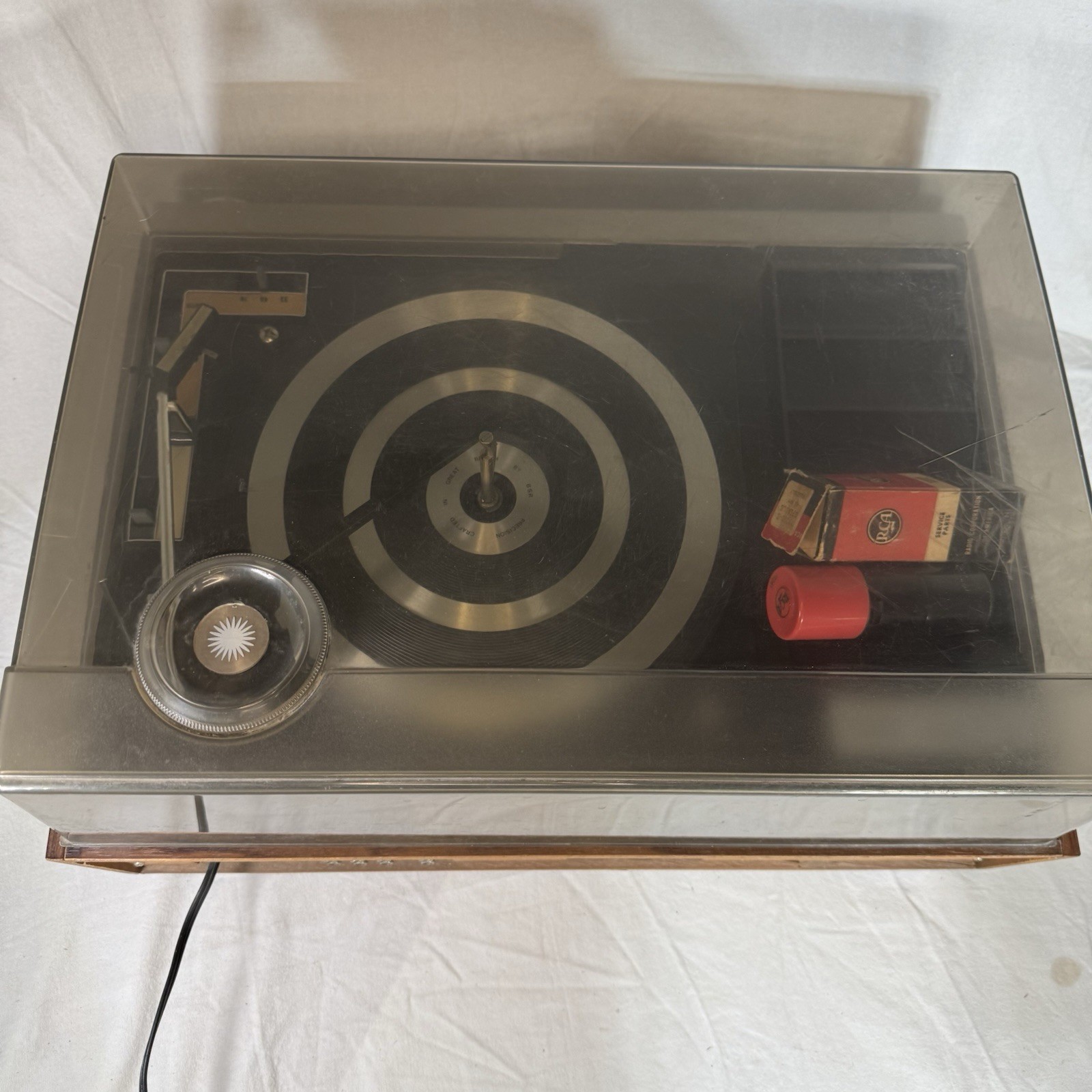 VTG Soundesign Turntable 8 Track Player Radio Record Player ~ TESTED FOR POWER ~