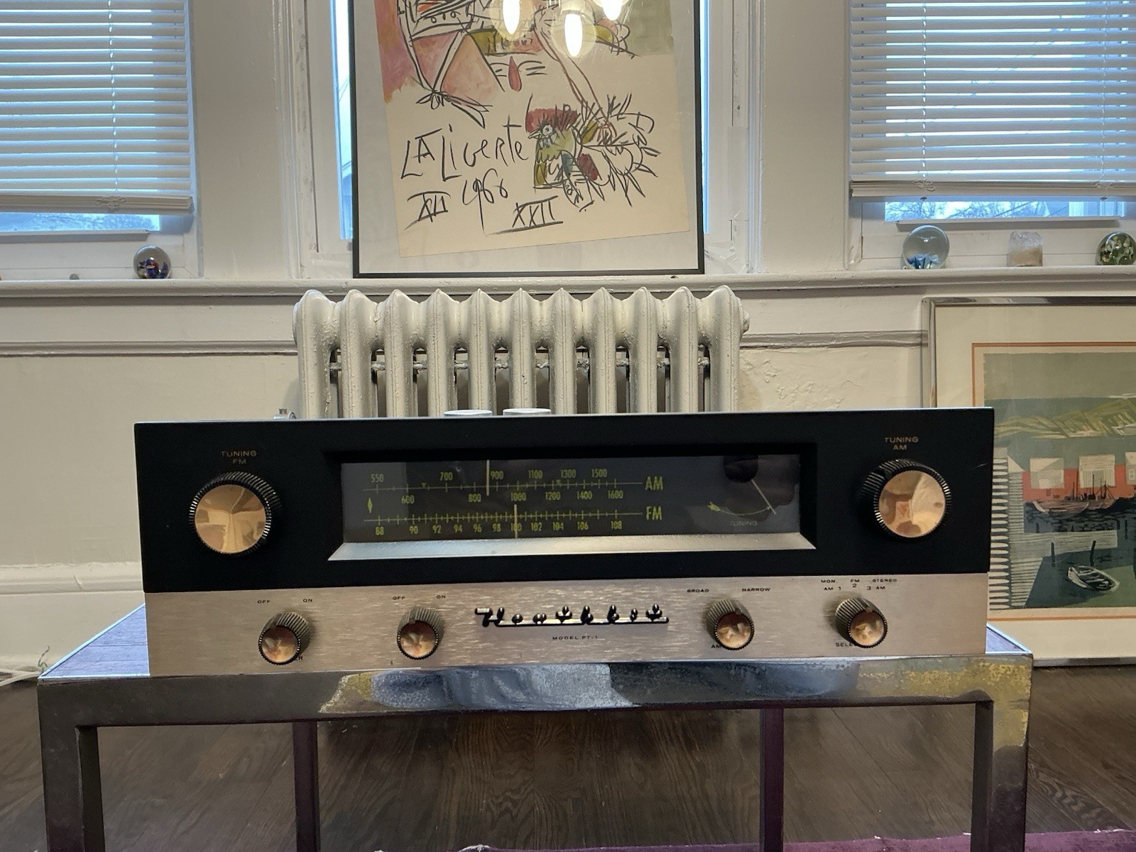 Vintage Heathkit PT-1 Stereo | AM/FM Tube Tuner Working Conditions