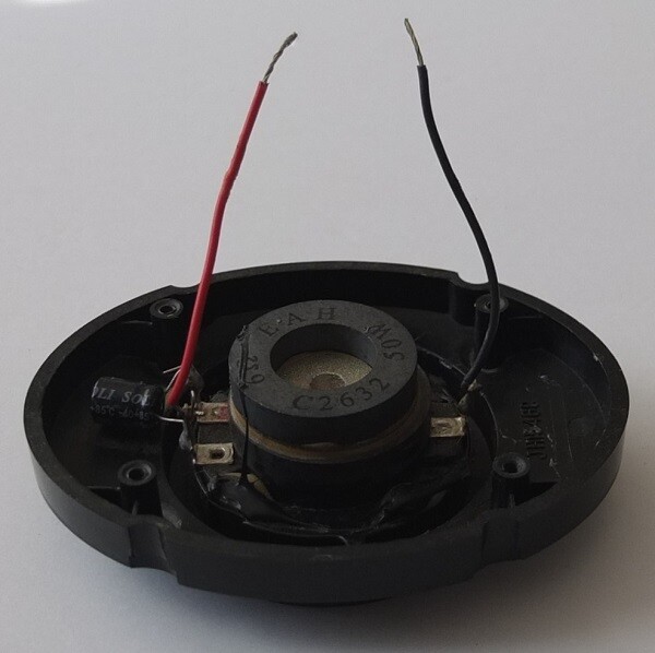 RCA-branded speaker ½” Mylar dome tweeter, mfd for Radio Shack—6Ω, 50W—good cond