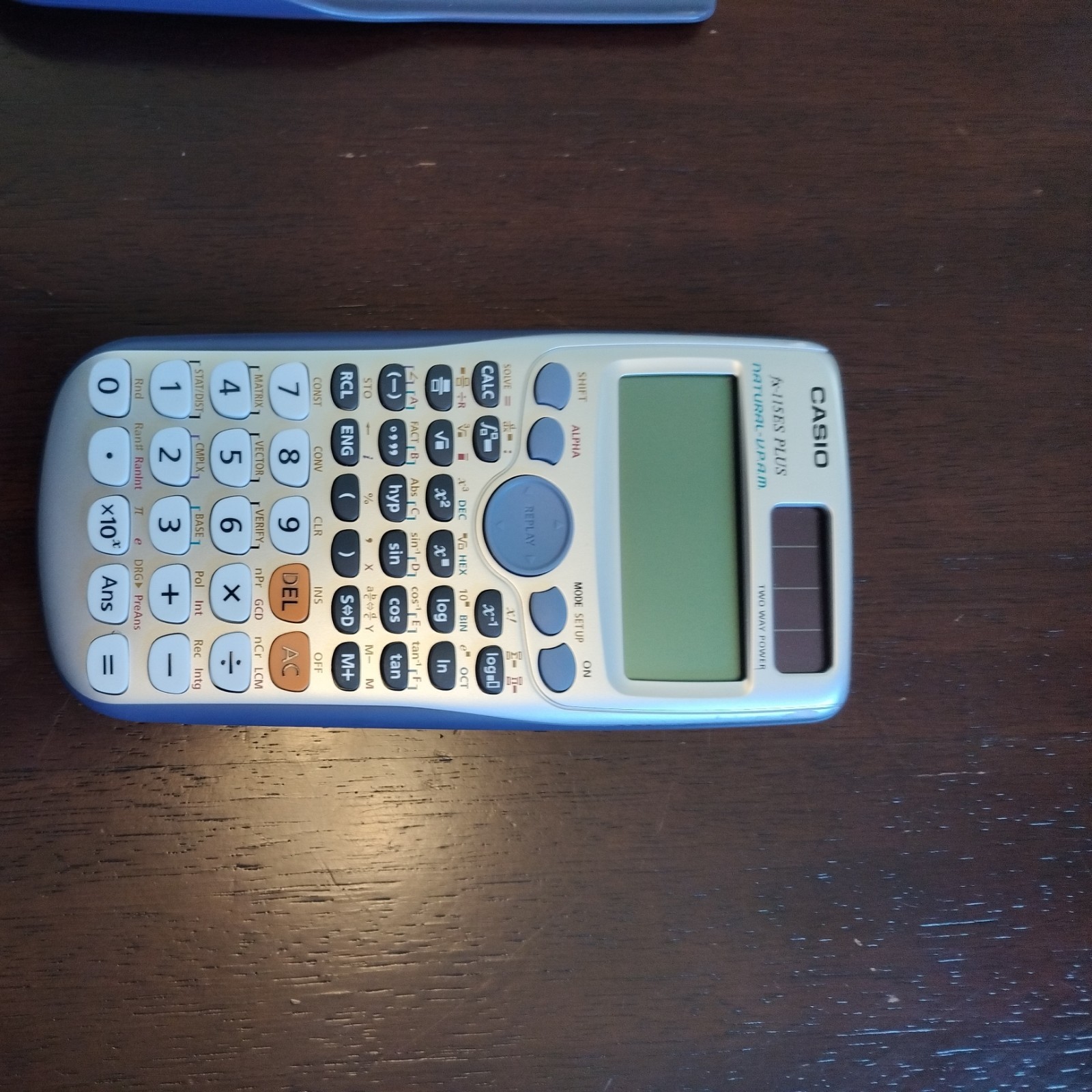 Casio fx-115ES PLUS Natural VPAM Two Way Power Calculator w/Cover