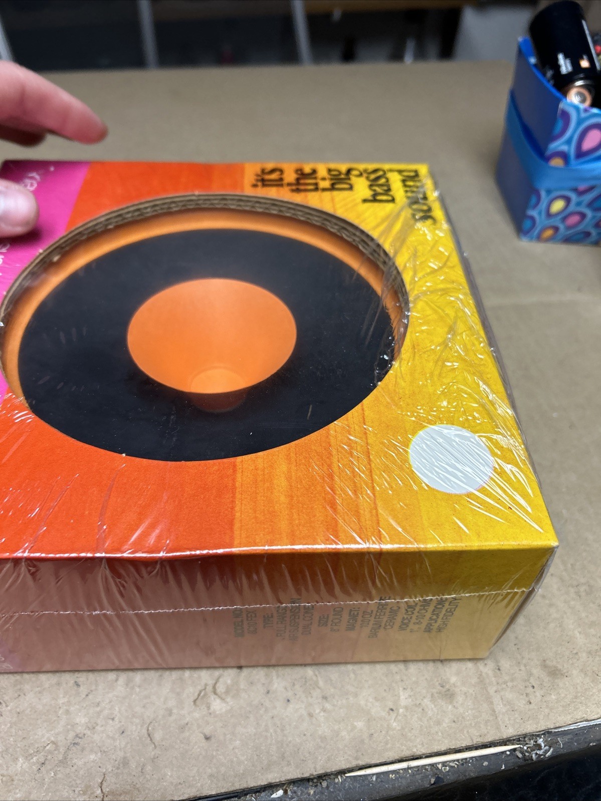 VINTAGE 8″ 8 Ohm QUAM 8C10FEX AIR SUSPENSION BIG BASS FULL RANGE SPEAKERS New