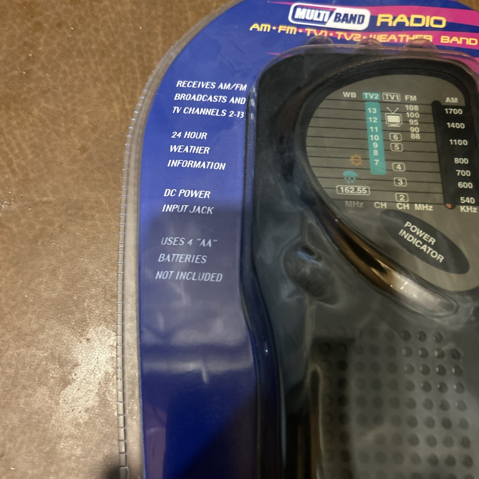Vtg Multi-Band Radio AM FM TV1 TV2 Weather Band Model 2150 Electro Brand Prepper