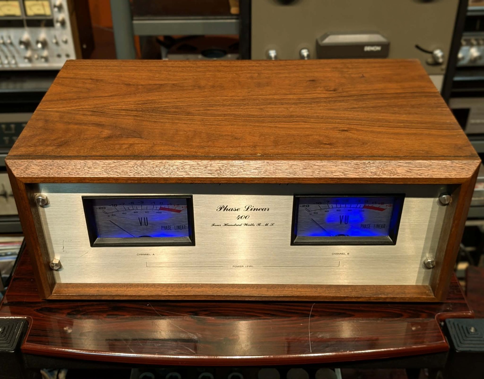 Vintage Phase Linear 400 Amplifier Pro Serviced