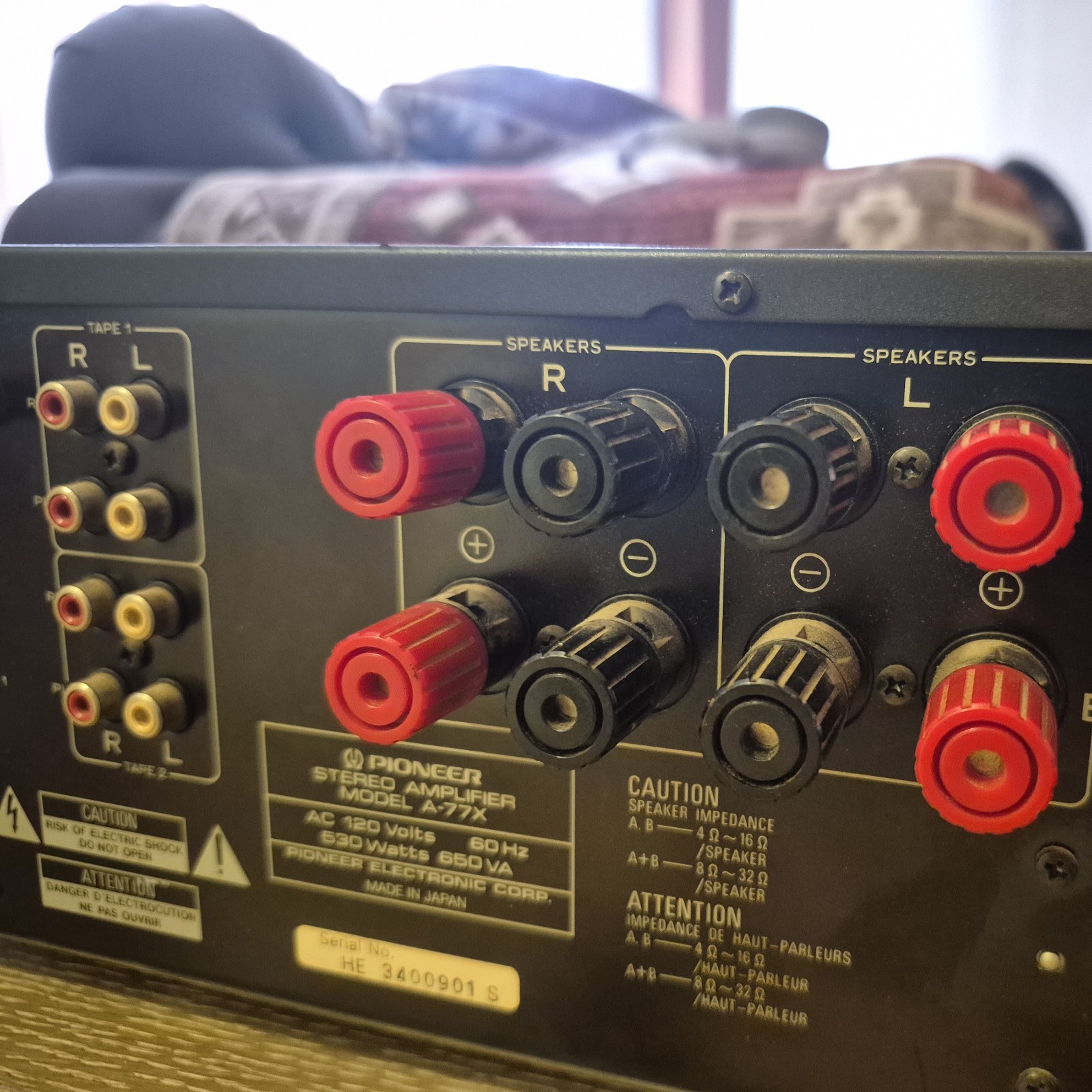 Pioneer A-77X Stereo Amp