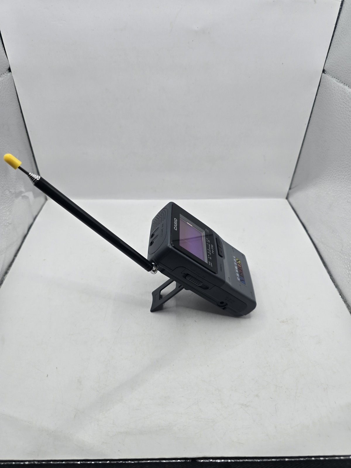 Vtg Casio TV-770 Crystal Vision Handheld Portable Analog UHF VHF TV