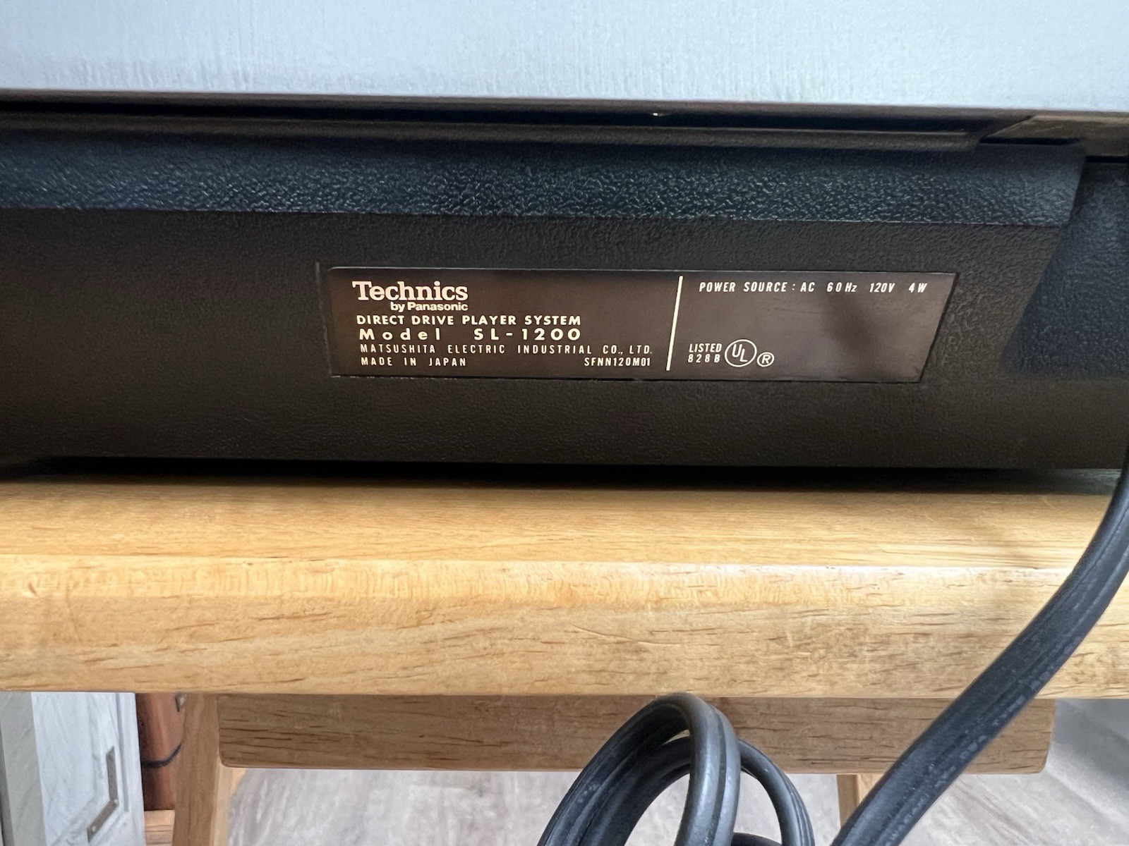 Vintage Original Technics SL-1200 Direct Drive Turntable(Serviced, Excellent)