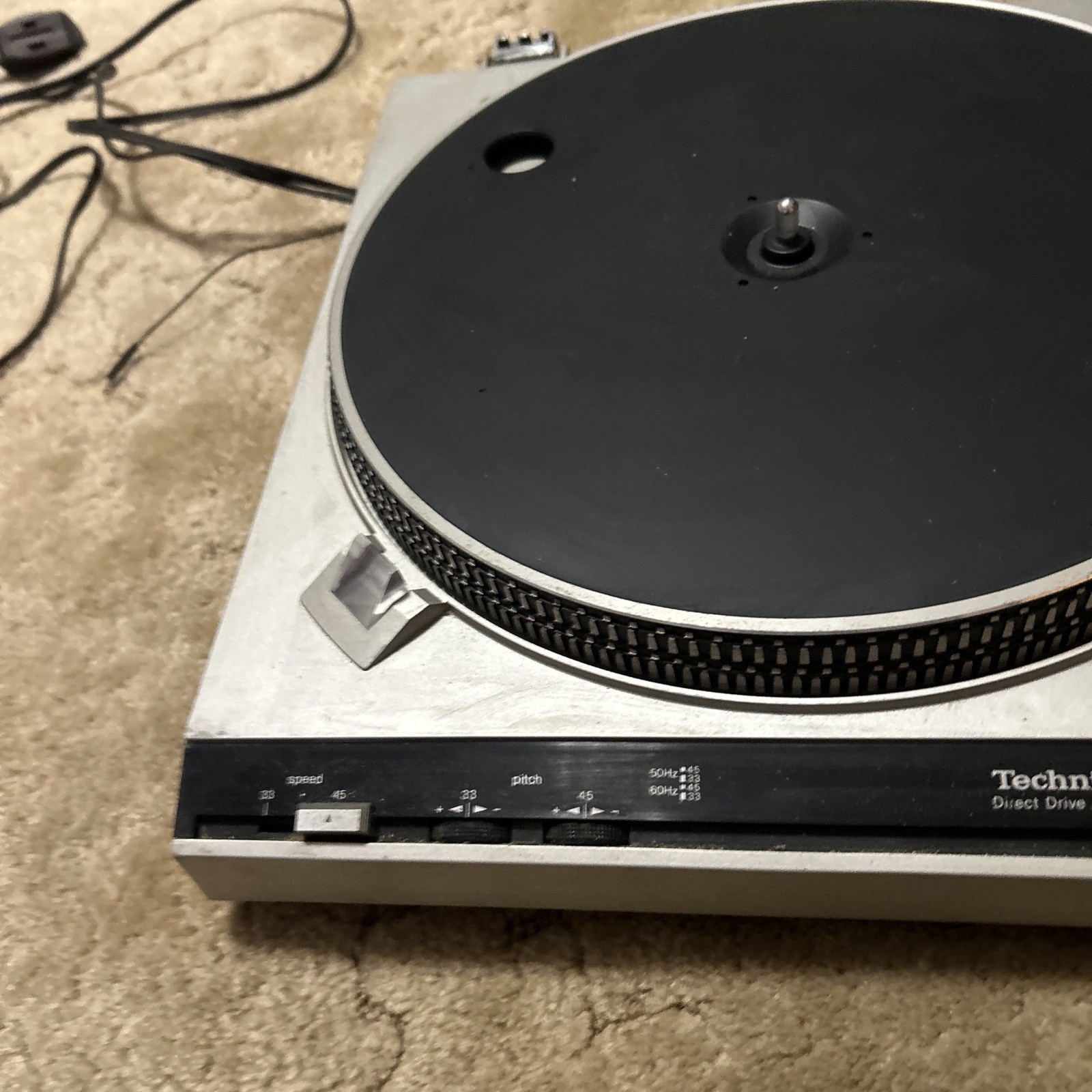 Vintage TECHNICS SL-3200 Direct Drive Automatic Turntable System As Is