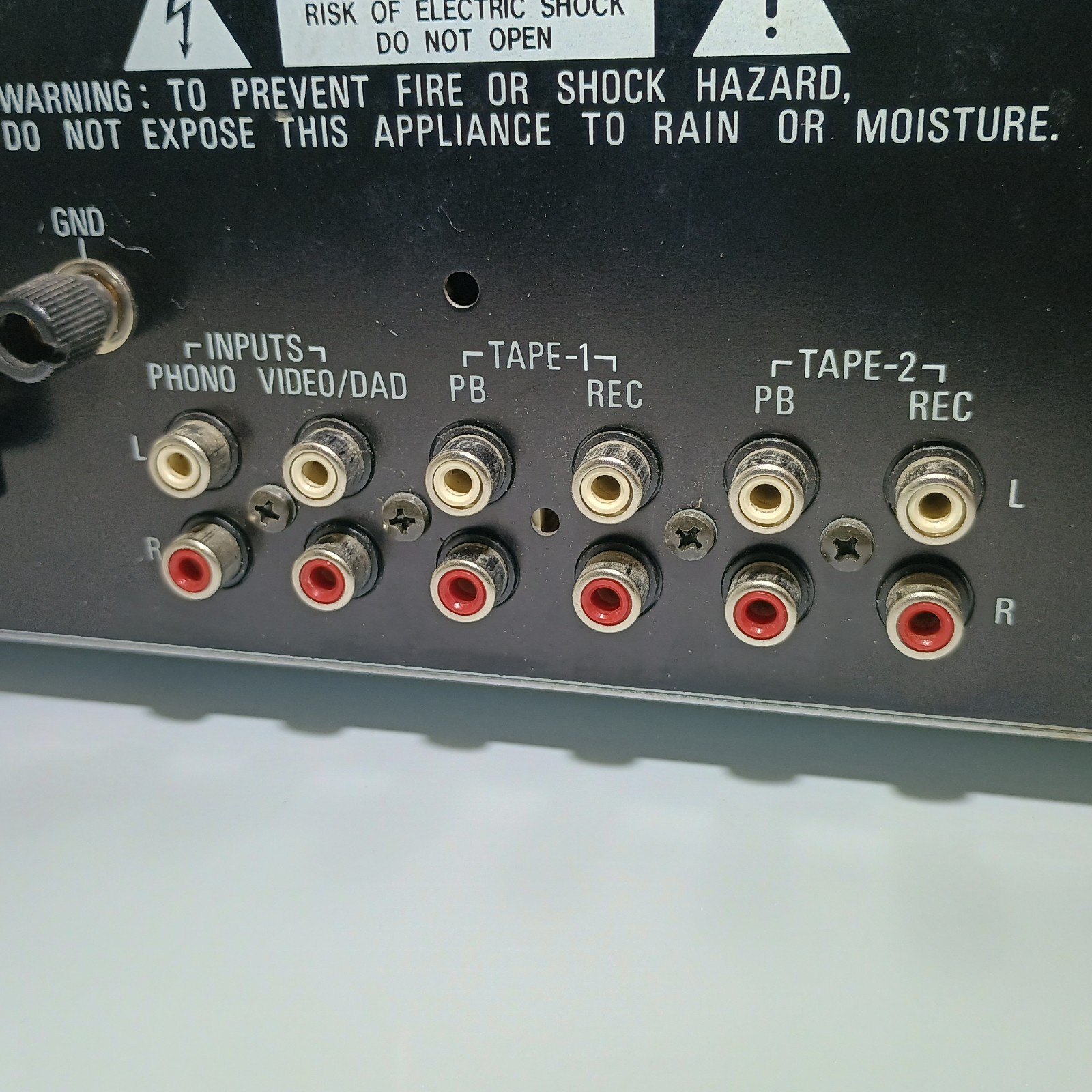 Denon DRA-550 Vintage Stereo Receiver AM/FM Tuner Amplifier Japan Tested