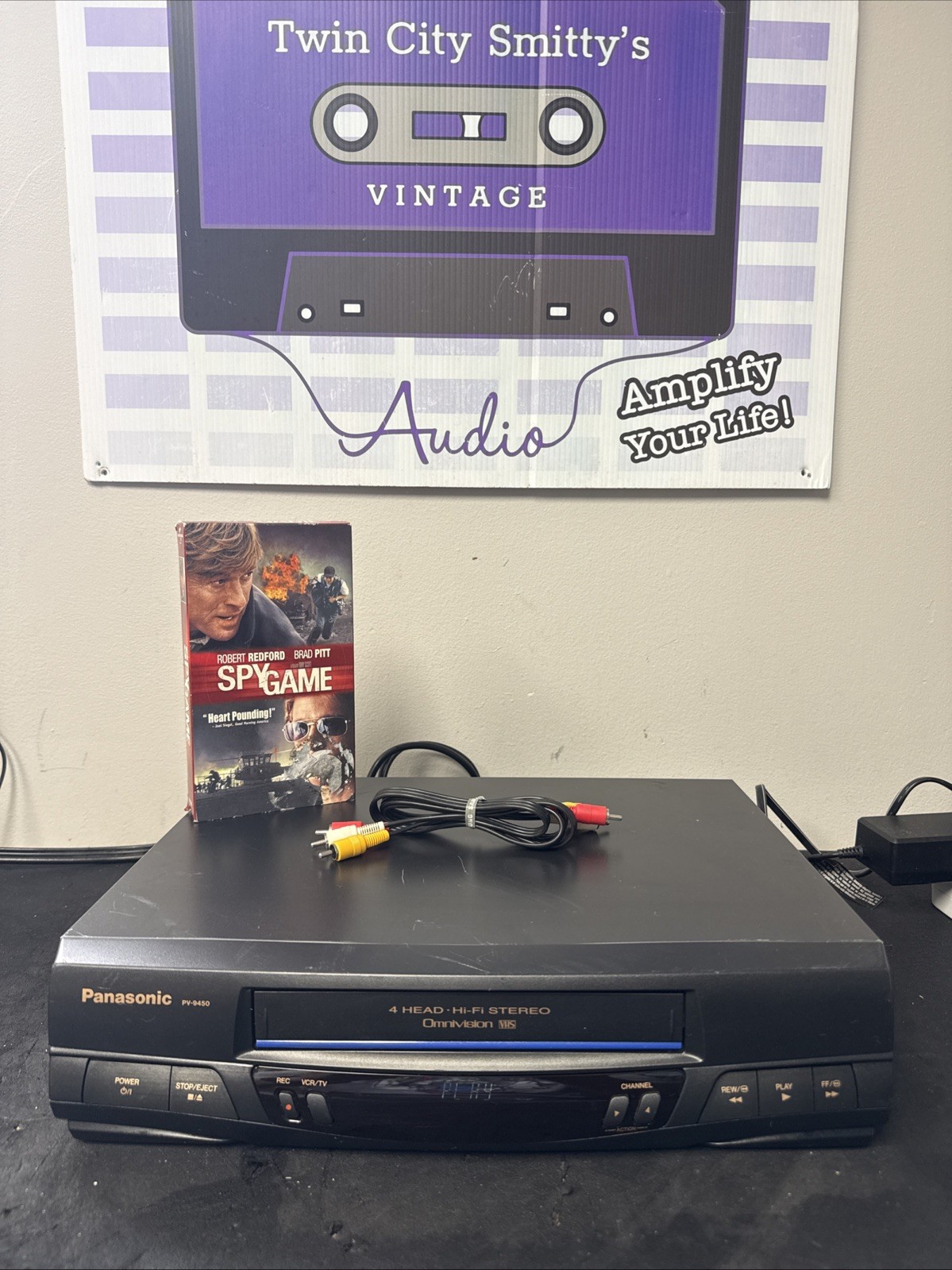 Panasonic PV-9450 VCR Blue Line Hi-Fi Stereo No Remote Tested & Working – Japan