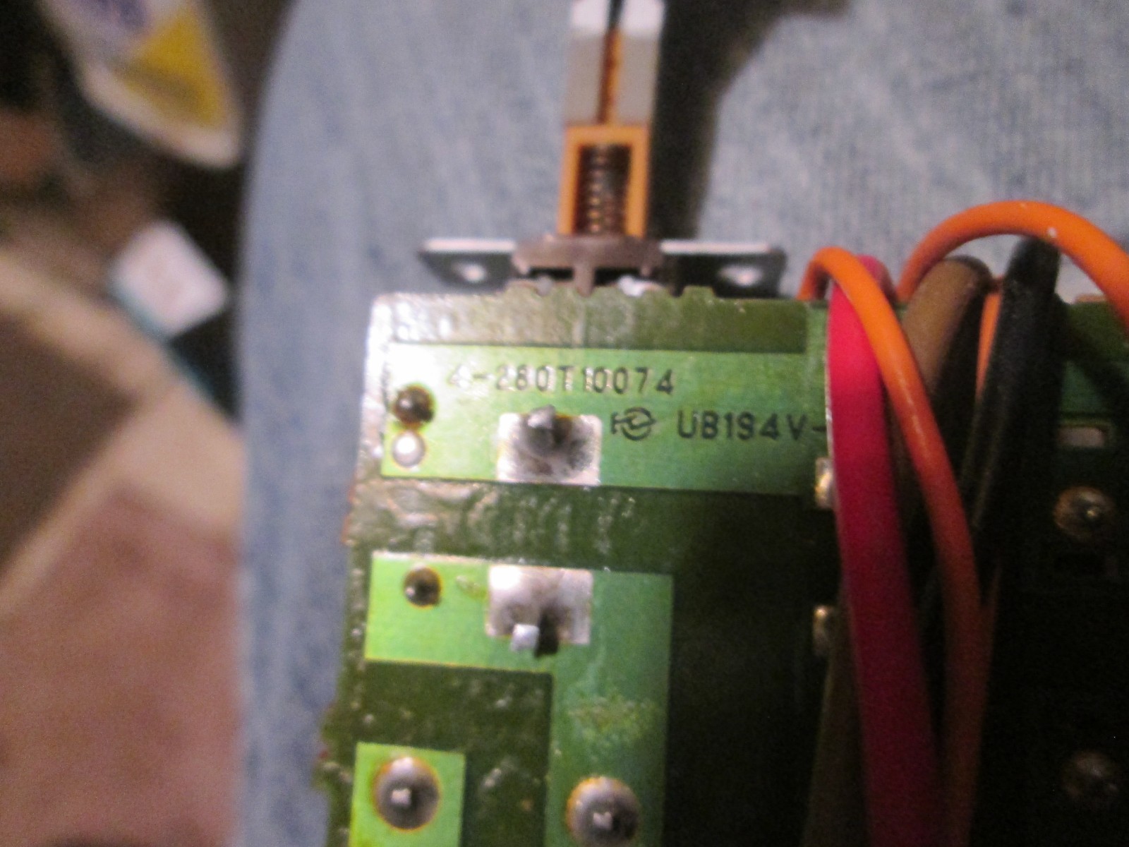 Sanyo on off power switch button