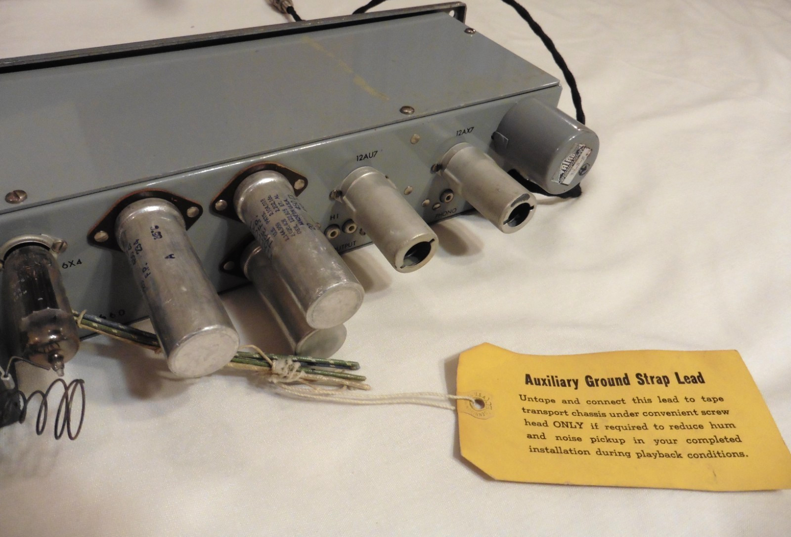 VINTAGE Electonics 1950s Tube MAGNE CORDETTE Record Playback Indicator Unit Read